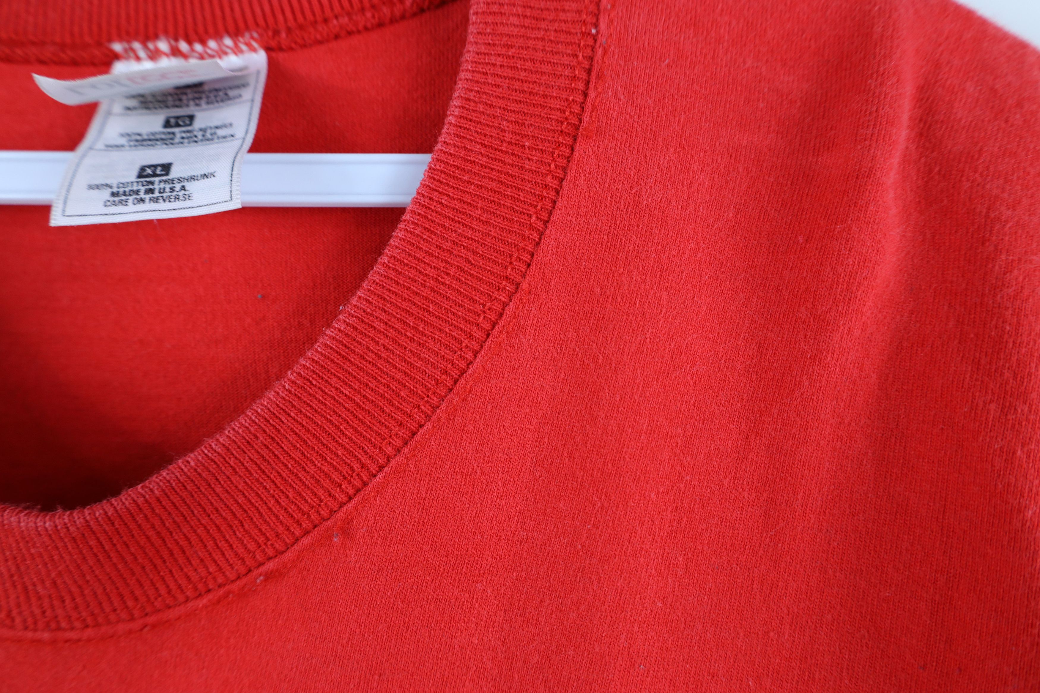 Vintage Vintage 90s 36th Fighter Squadron Korea T-Shirt Red USA Size US XL / EU 56 / 4 - 6 Thumbnail