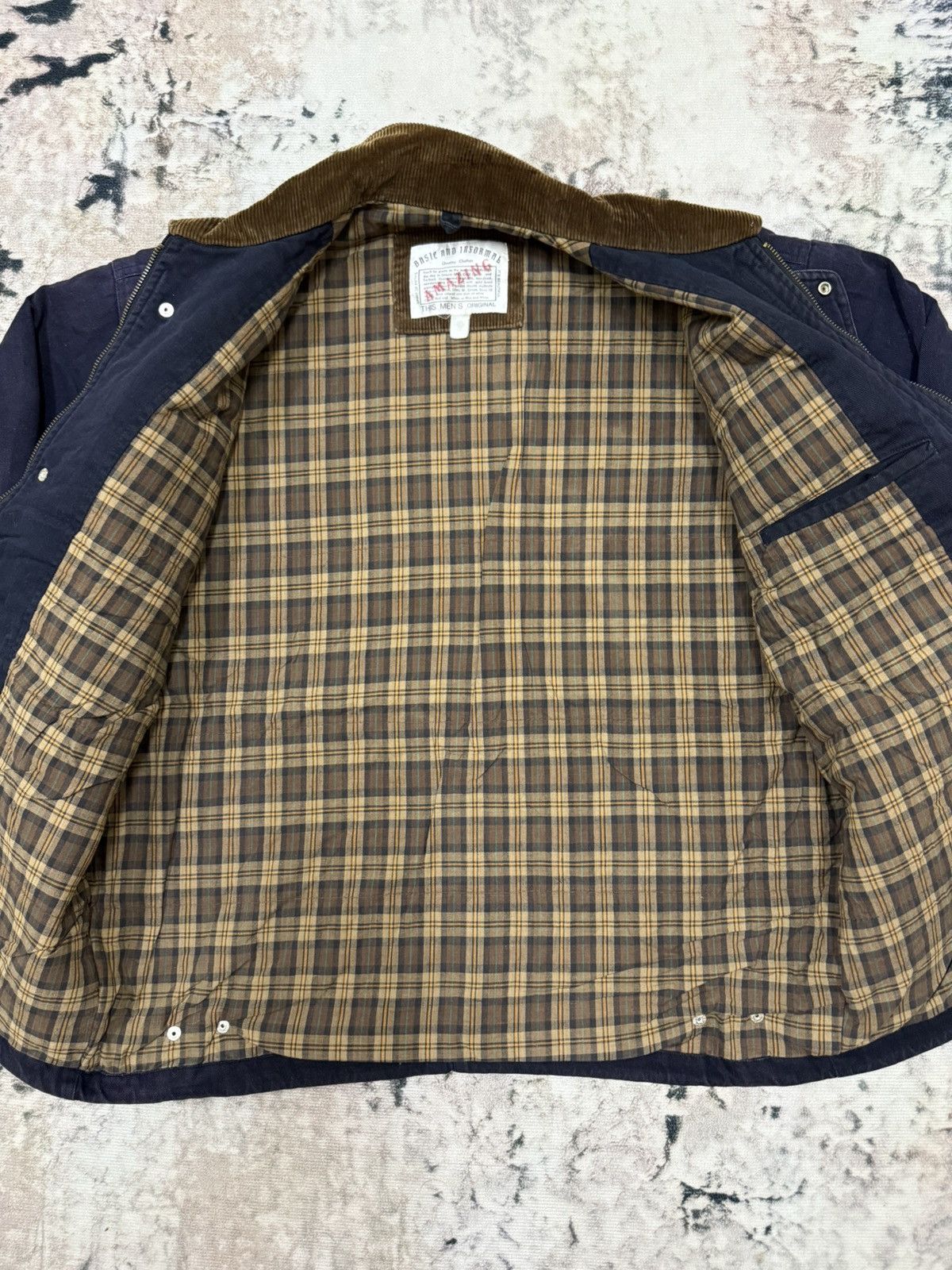 Japanese Brand Vintage Basic And Informal barn workwear field Jacket Size US XL / EU 56 / 4 - 8 Thumbnail