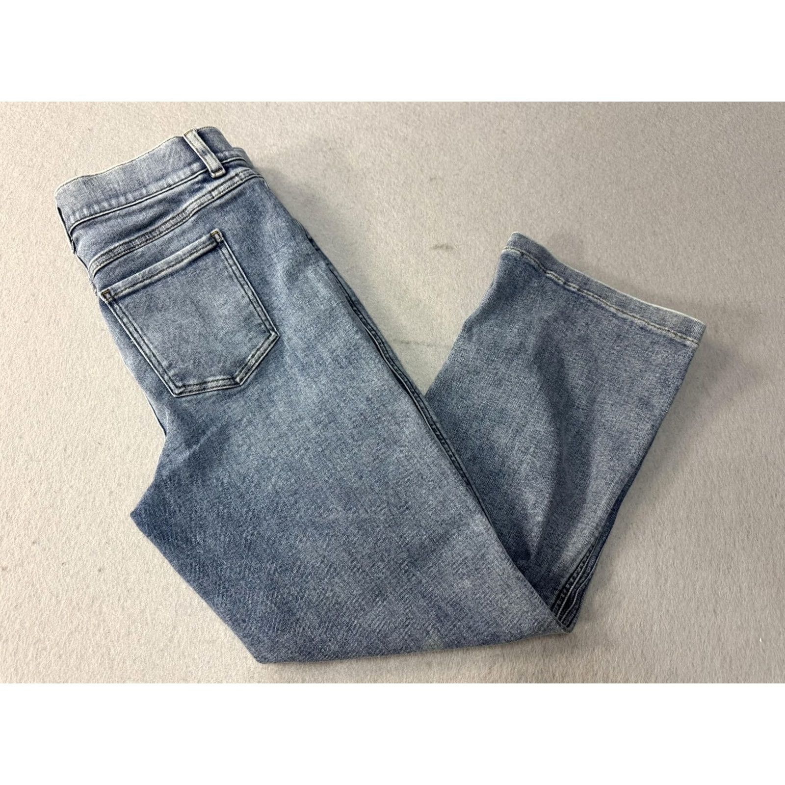 Spanx Spanx Jeans Womens L Light Blue Pull On Flare Bootcut Stretch Denim Jean-ish Size 36" / US 14 / IT 50 - 2 Thumbnail