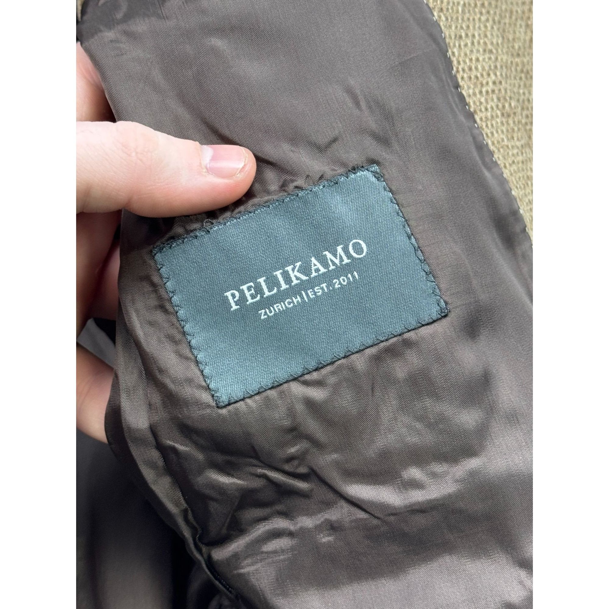 Loro Piana Pelikamo Zurich by Loro Piana 2 Button Wool Blazer (Y1252) Size 40R - 5 Thumbnail