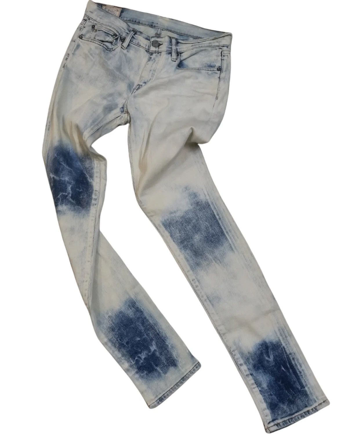RRL Ralph Lauren Polo Ralph Lauren Tompkins Skinny Jeans Acid Wash Size US 29 - 8 Thumbnail