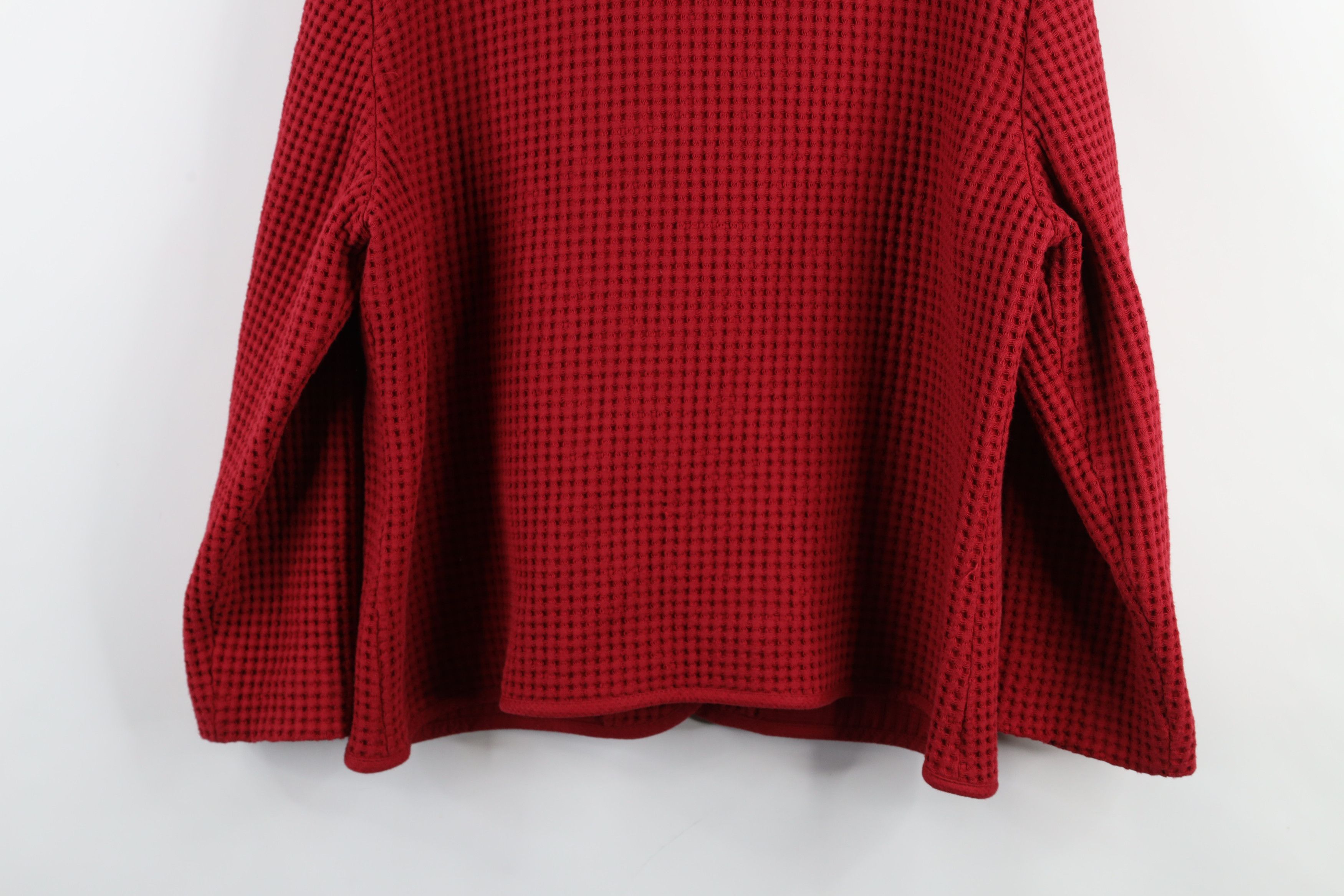 Cabelas × Vintage Vintage Cabelas Thermal Knit Button Sweater Blazer Jacket Size XL / US 12-14 / IT 48-50 - 14 Thumbnail