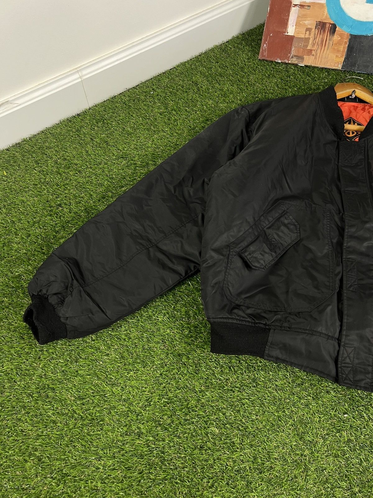 Alpha Industries Vintage MA1 Bomber Jacket Flyer Military Alpha Industries Size US XL / EU 56 / 4 - 4 Thumbnail