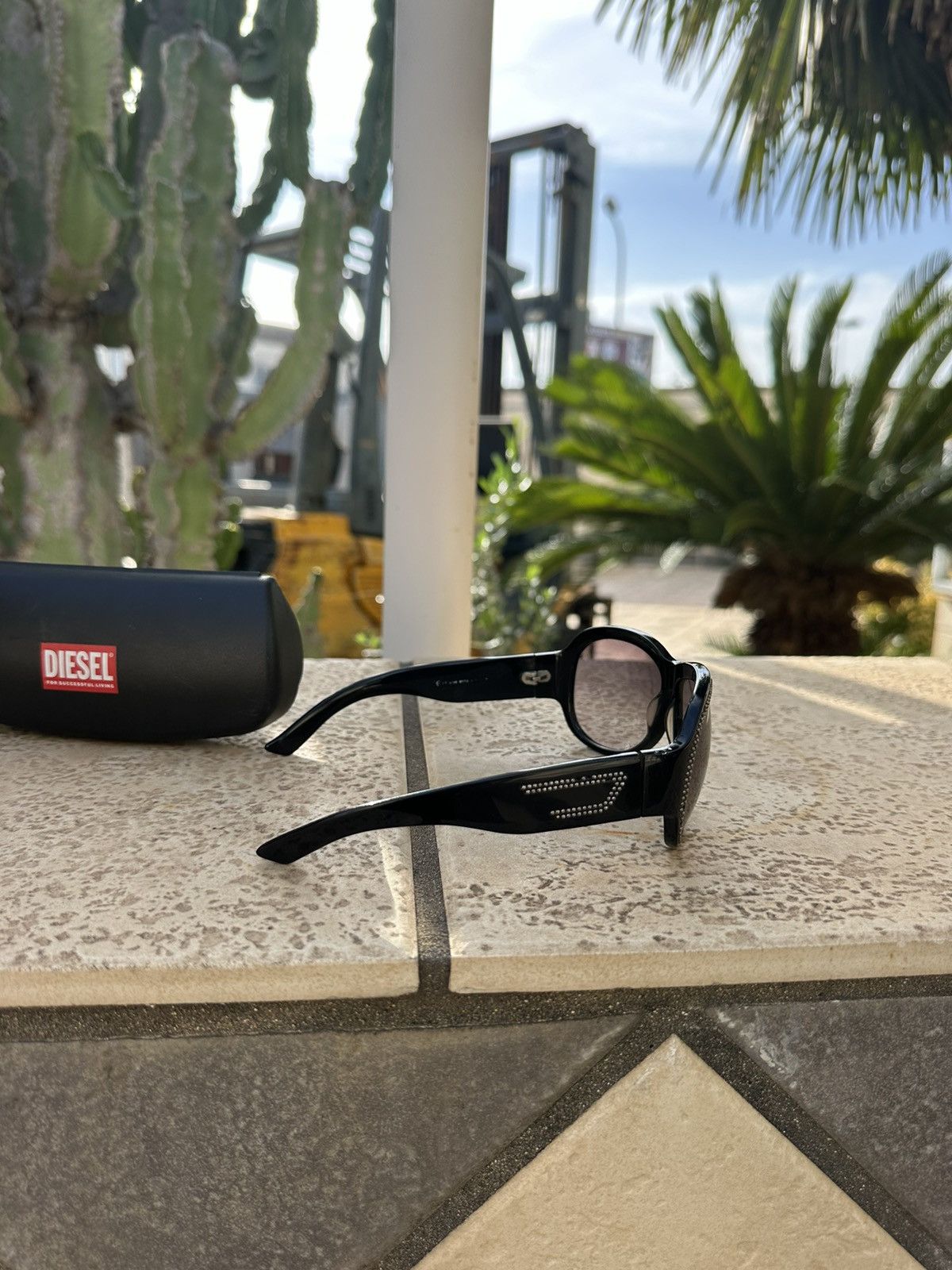 Diesel Diesel Sunglasses Black Size ONE SIZE - 2 Thumbnail