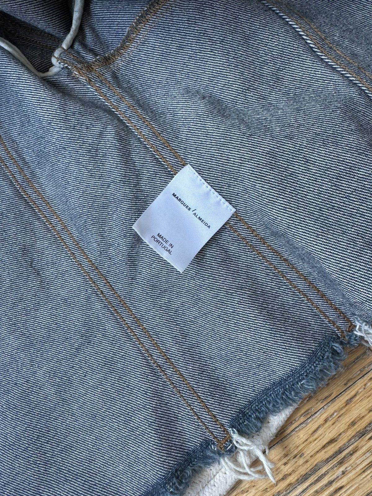Marques'Almeida Marques Almeida Denim Corset Jacket size S Size S / US 4 / IT 40 - 4 Thumbnail