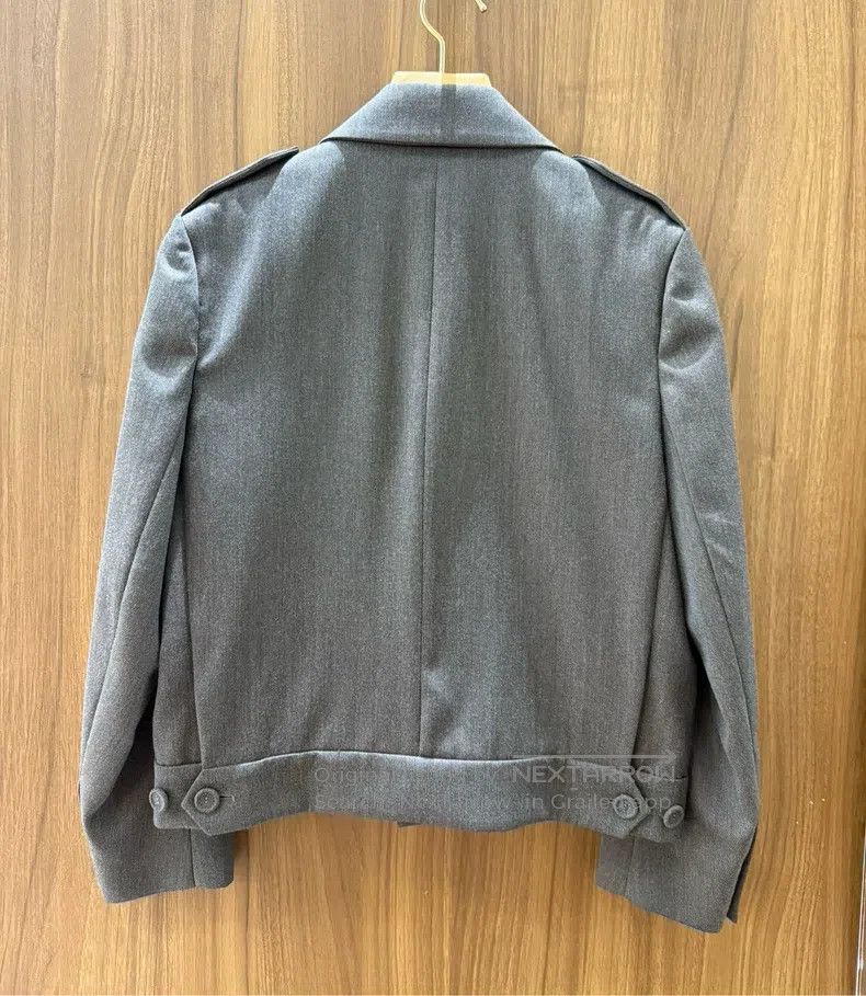 Dior Dior Gray woollen jacket Size US S / EU 44-46 / 1 - 2 Thumbnail