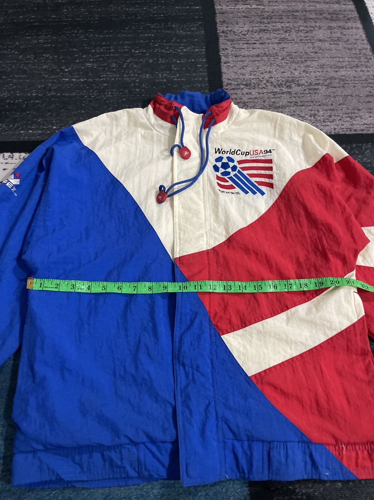 Vintage Vintage Apex One World Cup USA 1994 Football Jacket Size US L / EU 52-54 / 3 - 21 Thumbnail