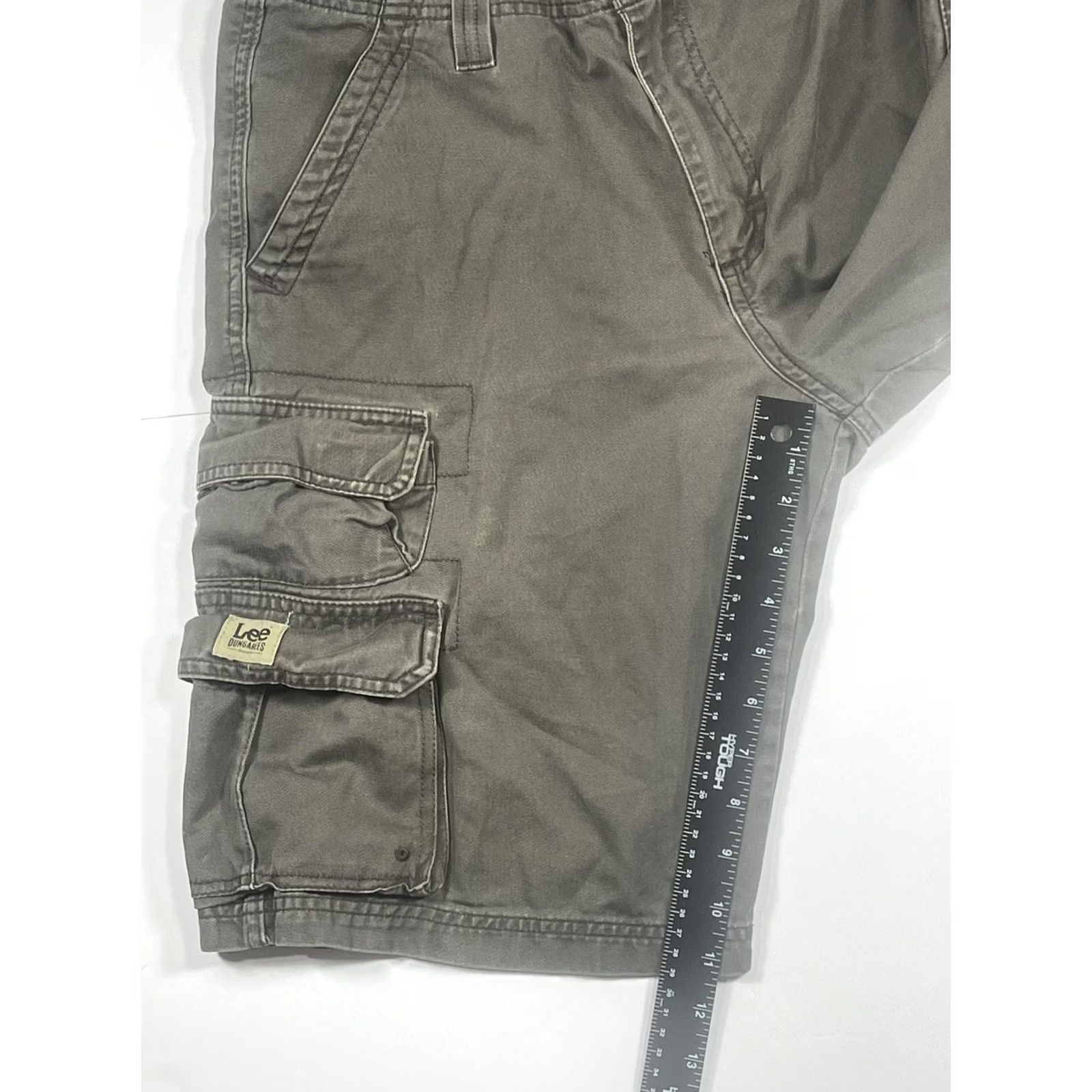 Lee Lee Dungarees Shorts Men’s Size 30 Brown Front Zip Cargo Khaki Utility Outdoor Shirt Size US 30 / EU 46 - 4 Thumbnail