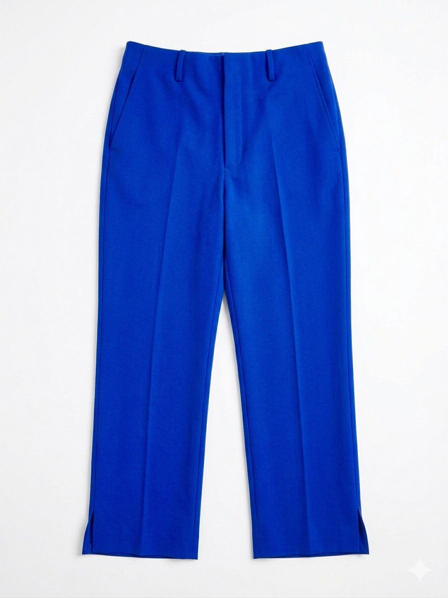 Louis Vuitton Louis Vuitton blue split hem trousers 42 Size US 34 / EU 50 - 1 Thumbnail