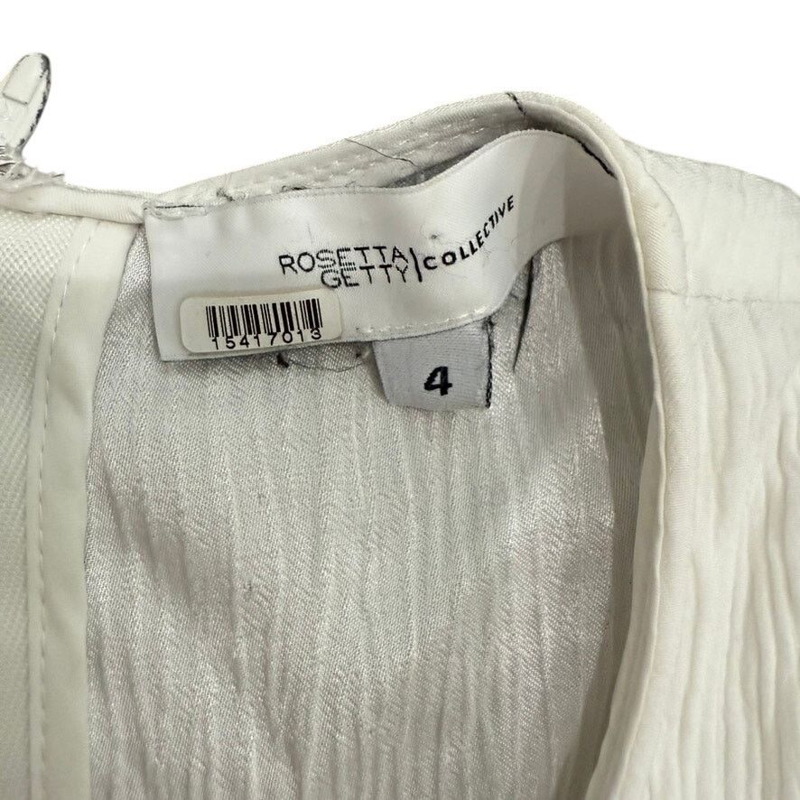 Rosetta Getty Rosetta Getty x RTR Cape Mini Dress in White, Size US 4 Size S / US 4 / IT 40 - 6 Thumbnail