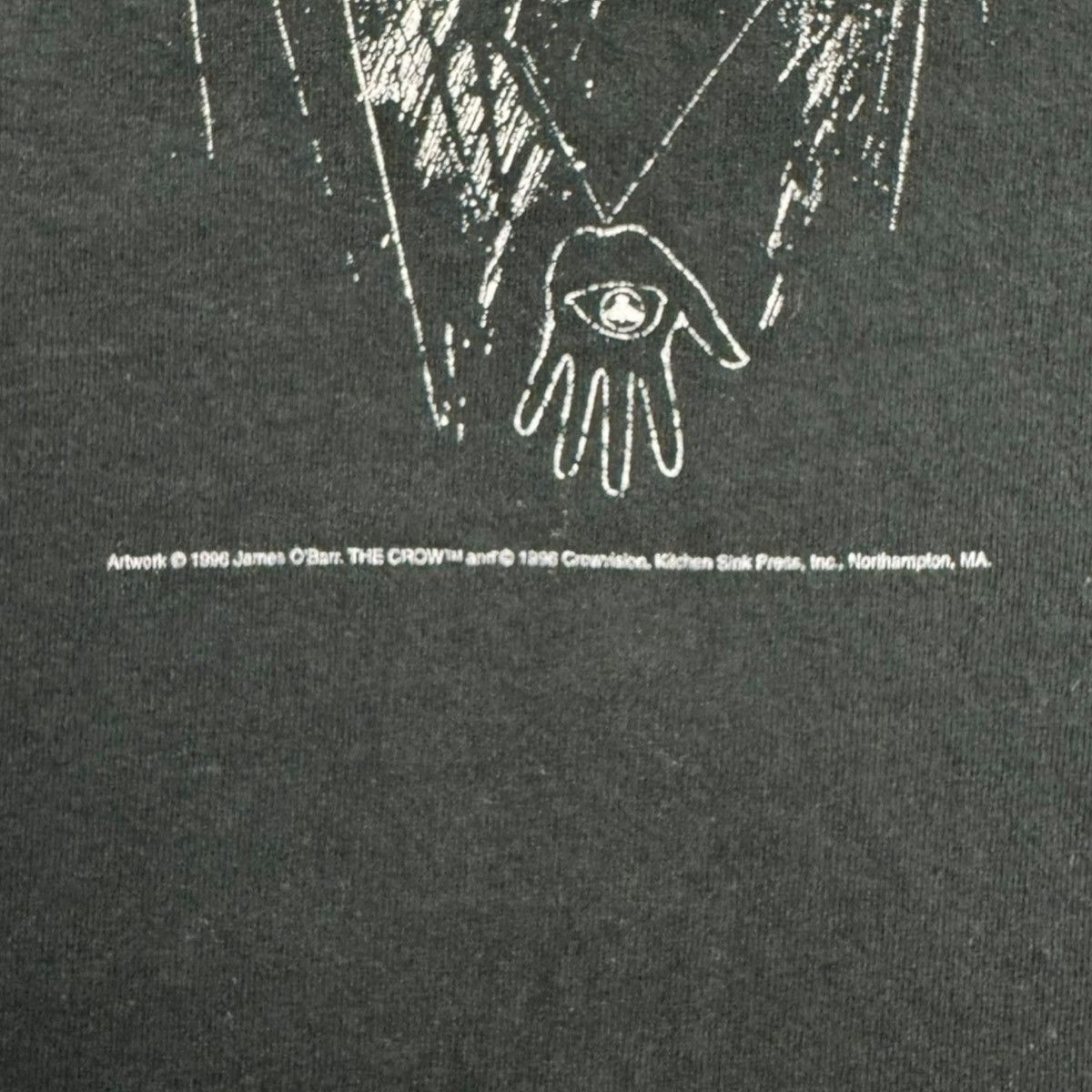 Vintage 1996 The Crow Comic Book Gothic Emo Edgy T-Shirt Size US L / EU 52-54 / 3 - 4 Thumbnail