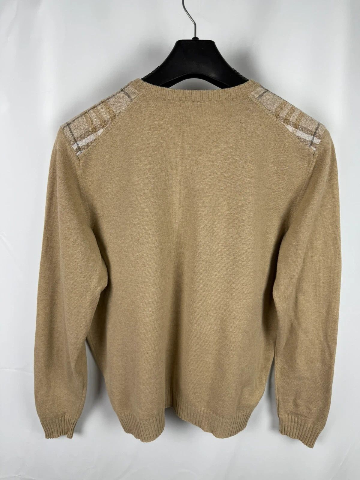 Burberry Burberry Vintage Men Pullover Cotton V-Neck Italy size M Size US M / EU 48-50 / 2 - 7 Thumbnail
