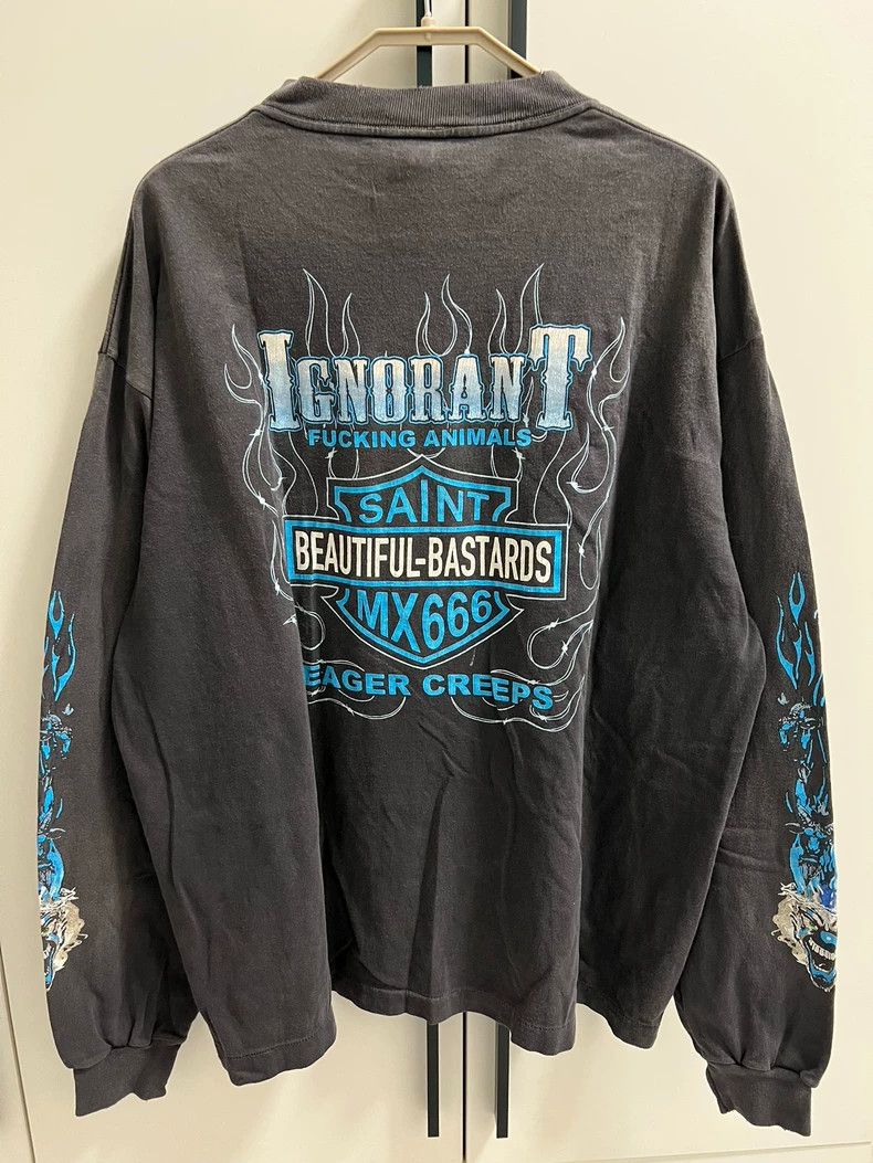 Saint Michael Saint Michael Retro motorcycles make old long sleeves Size US XL / EU 56 / 4 - 2 Thumbnail