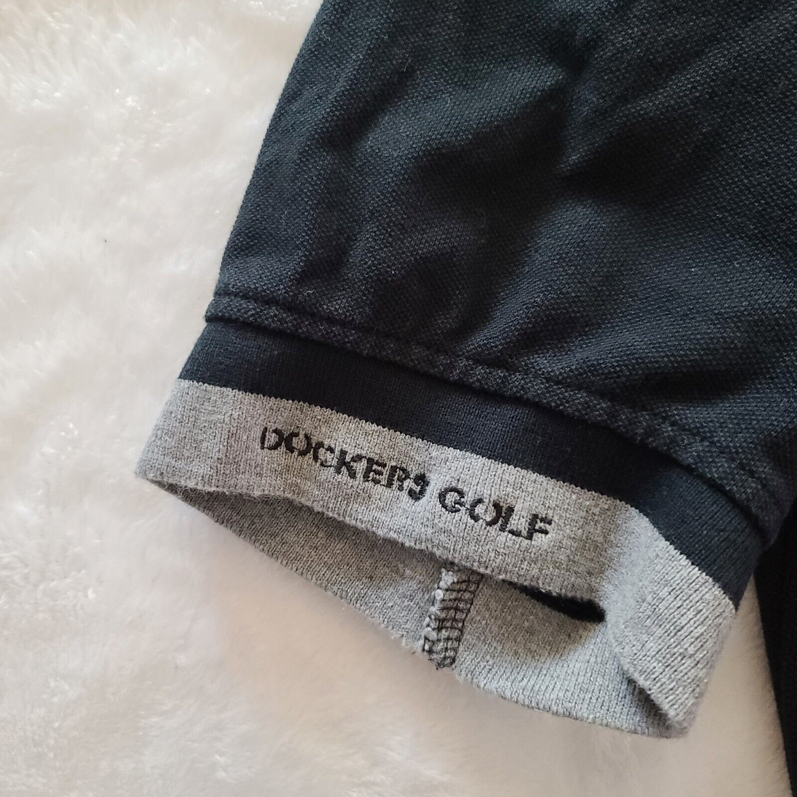 Dockers Vintage 1998 Golf Polo Navy Blue Short Sleeve Shirt Size US M / EU 48-50 / 2 - 2 Thumbnail