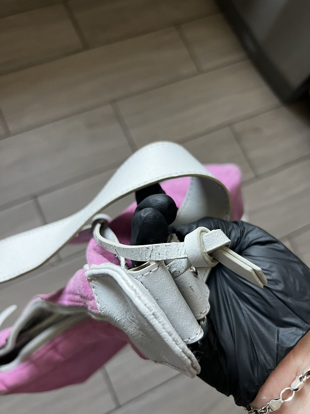 Nike 💕Pink Messenger Nike vintage Bag Y2K Streetwear Size ONE SIZE - 11 Thumbnail