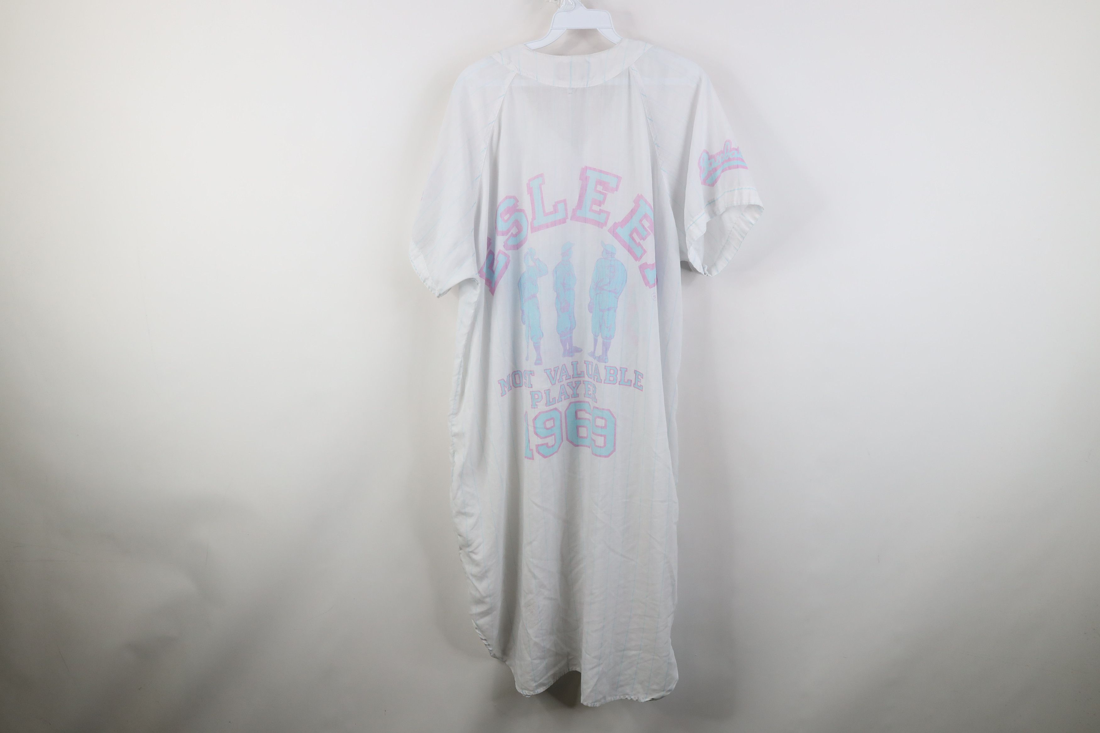 Vintage Vintage 80s Streetwear Night Gown Sleep Baseball Jersey Size XXL / US 16-18 / IT 52-54 - 13 Thumbnail