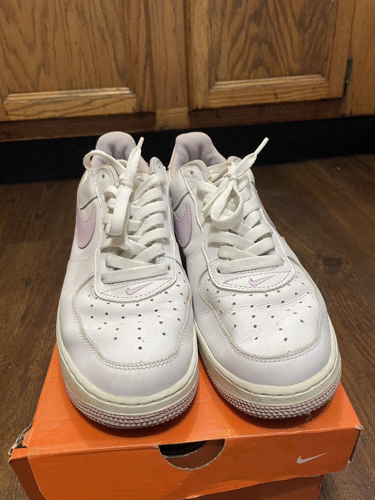 Nike × Vintage WMNS Nike Air Force 1 Lilac 2004 Size US 8.5 / EU 41-42 - 2 Thumbnail