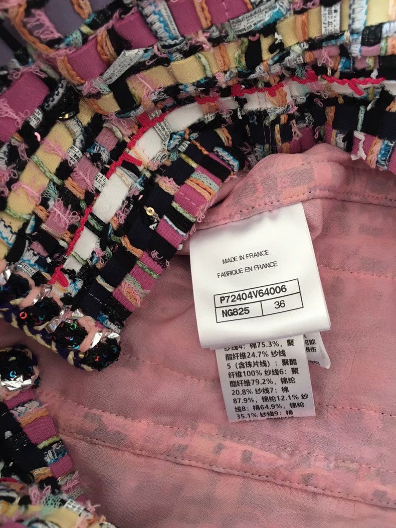 Chanel Chanel Colorful knitted tweed short coat Size XS / US 0-2 / IT 36-38 - 8 Thumbnail
