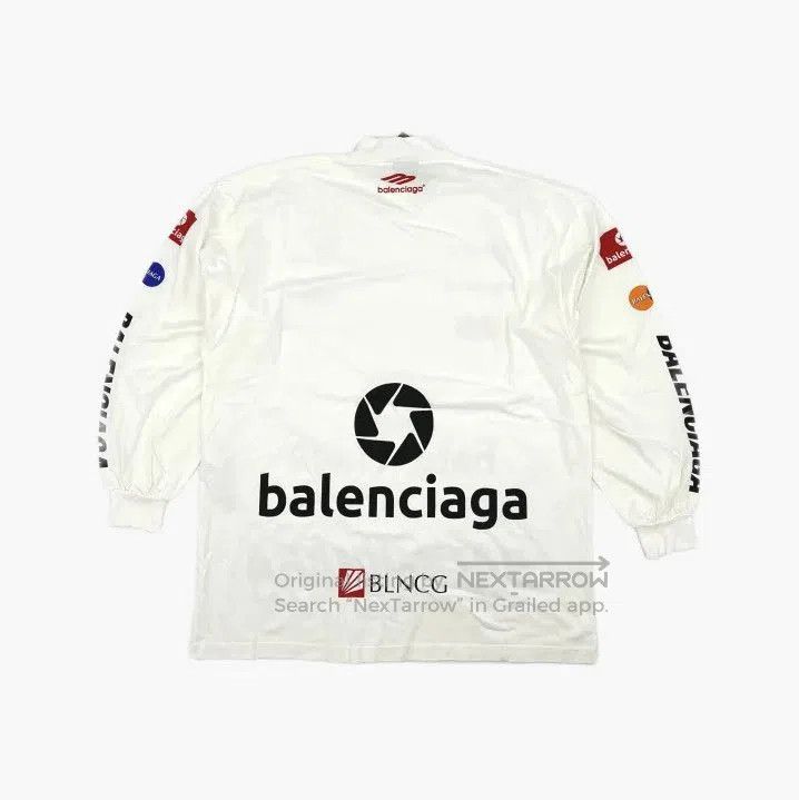 Balenciaga Balenciaga FW23 Letter Print Long Sleeve T-Shirt. Size US M / EU 48-50 / 2 - 3 Thumbnail