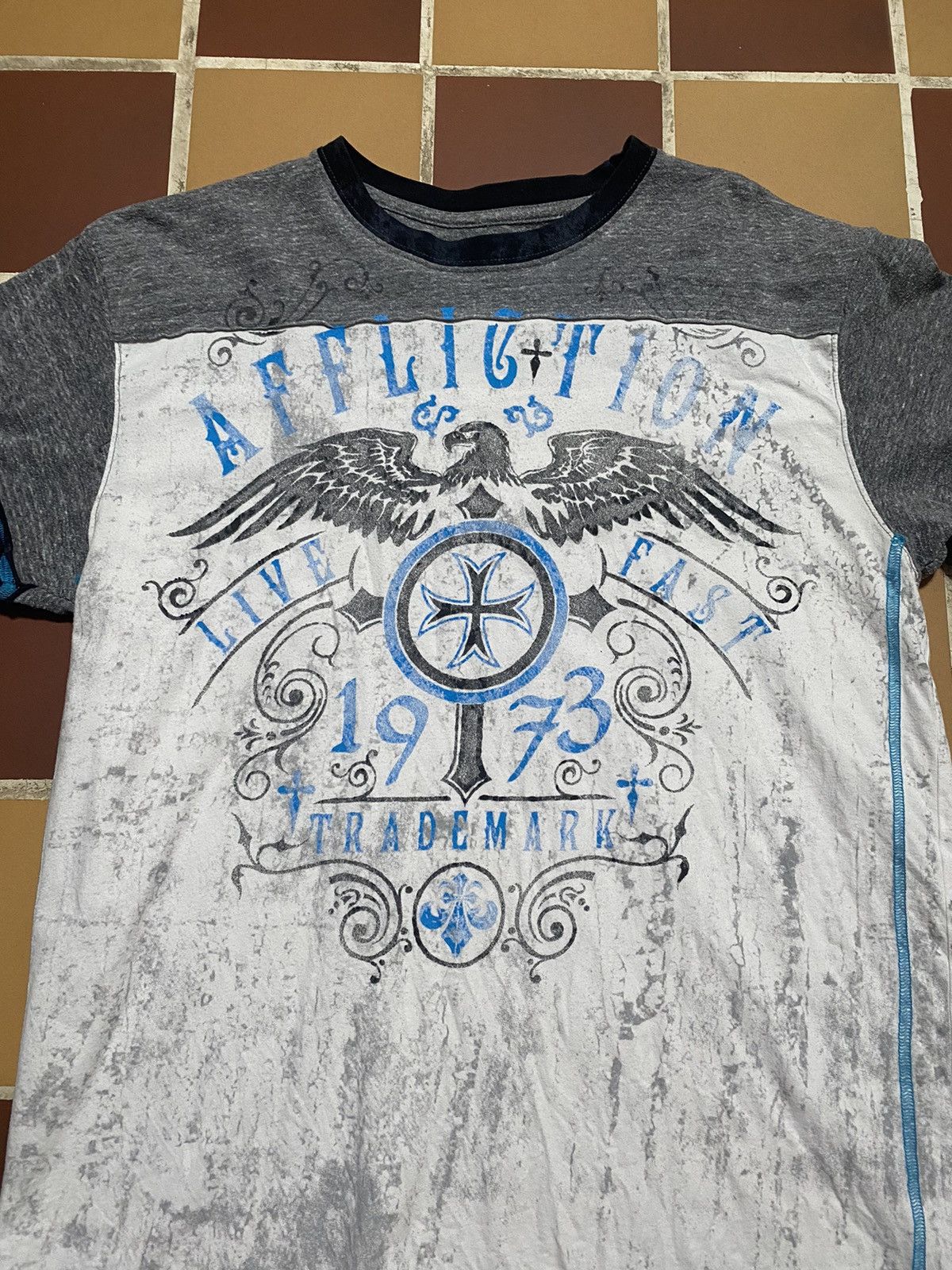 Affliction × Vintage CRAZY Y2K Affliction Jesse Pinkman Vintage T-Shirt Size US XL / EU 56 / 4 - 2 Thumbnail