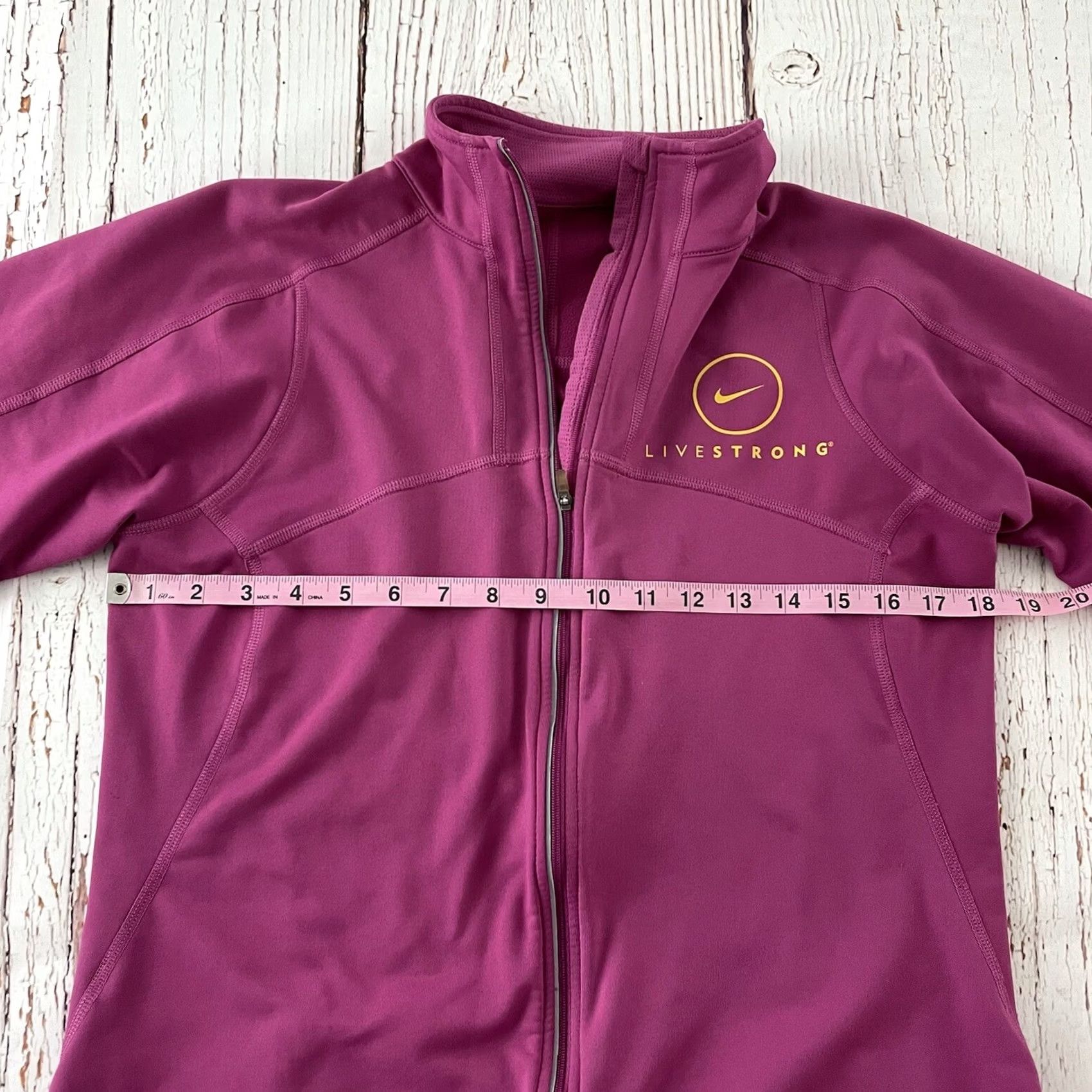 Nike Nike Dri-FIT Full Zip Atheltic Jacket Womens M Pink Size M / US 6-8 / IT 42-44 - 6 Thumbnail