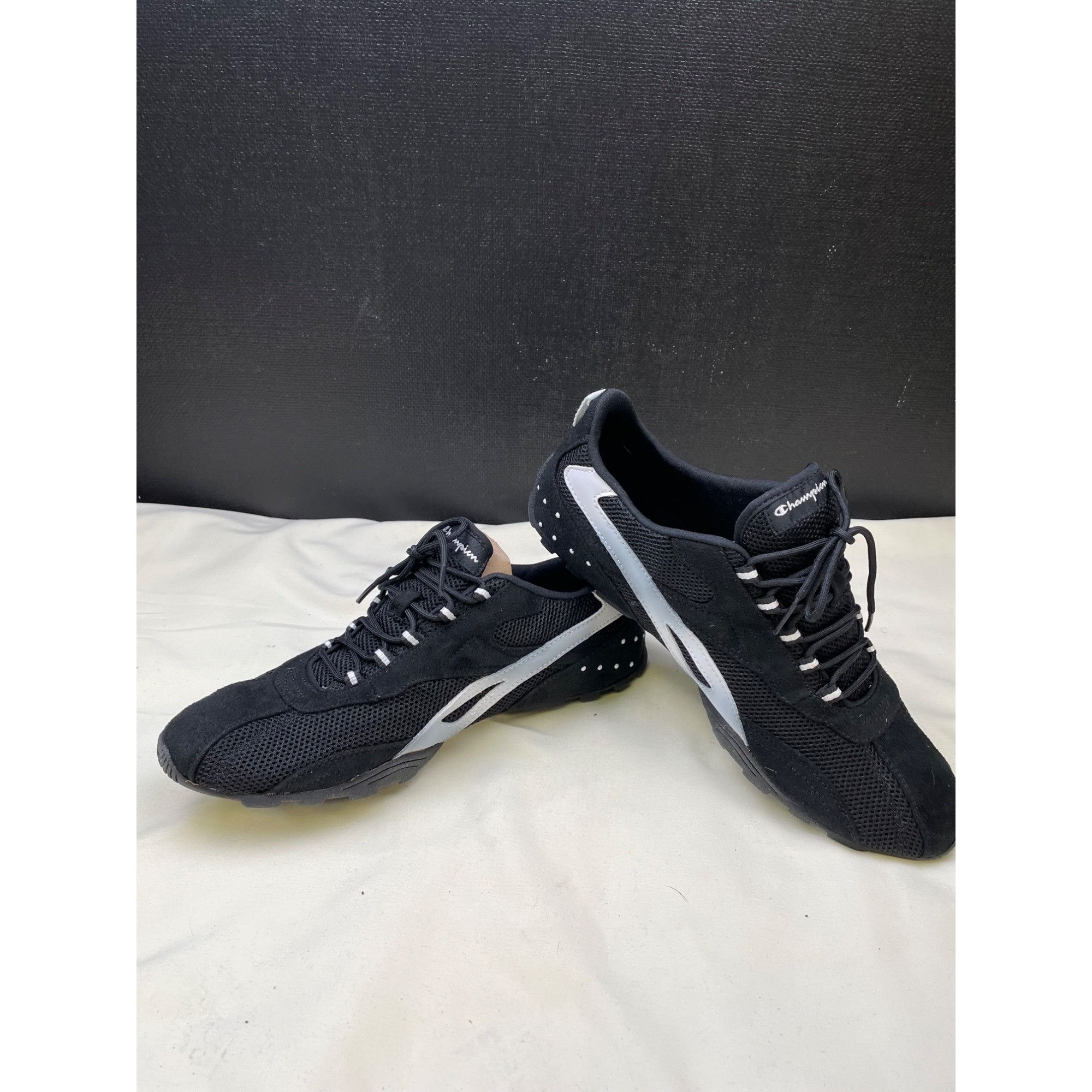 Champion Champion Womens Black White Sneakers Shoes Size 10 SKU 6823 Size US 10 / IT 40 - 2 Thumbnail