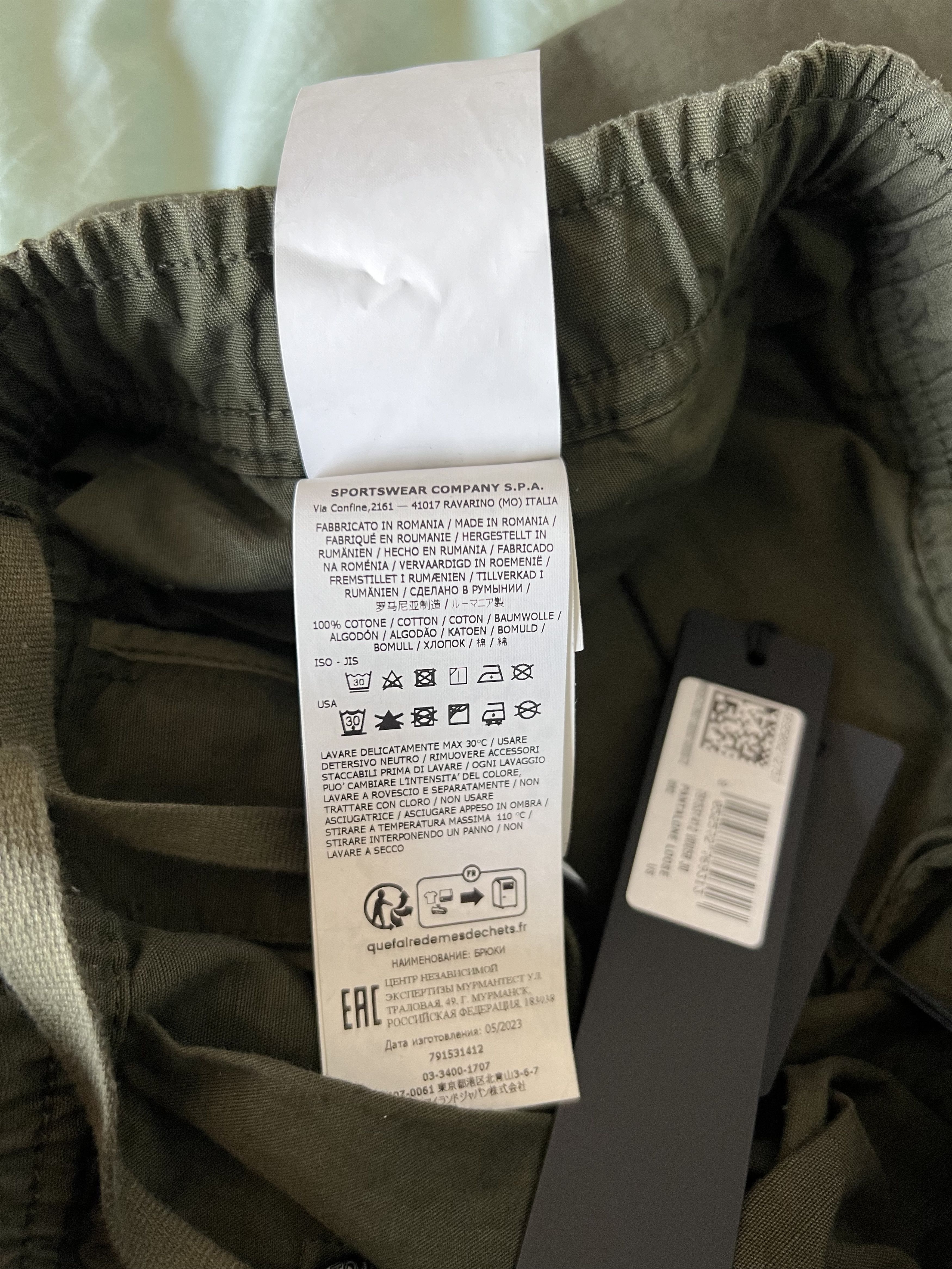 Stone Island Stone Island Loose Cargo Pants in Olive Green 791531412 Size US 30 / EU 46 - 9 Thumbnail