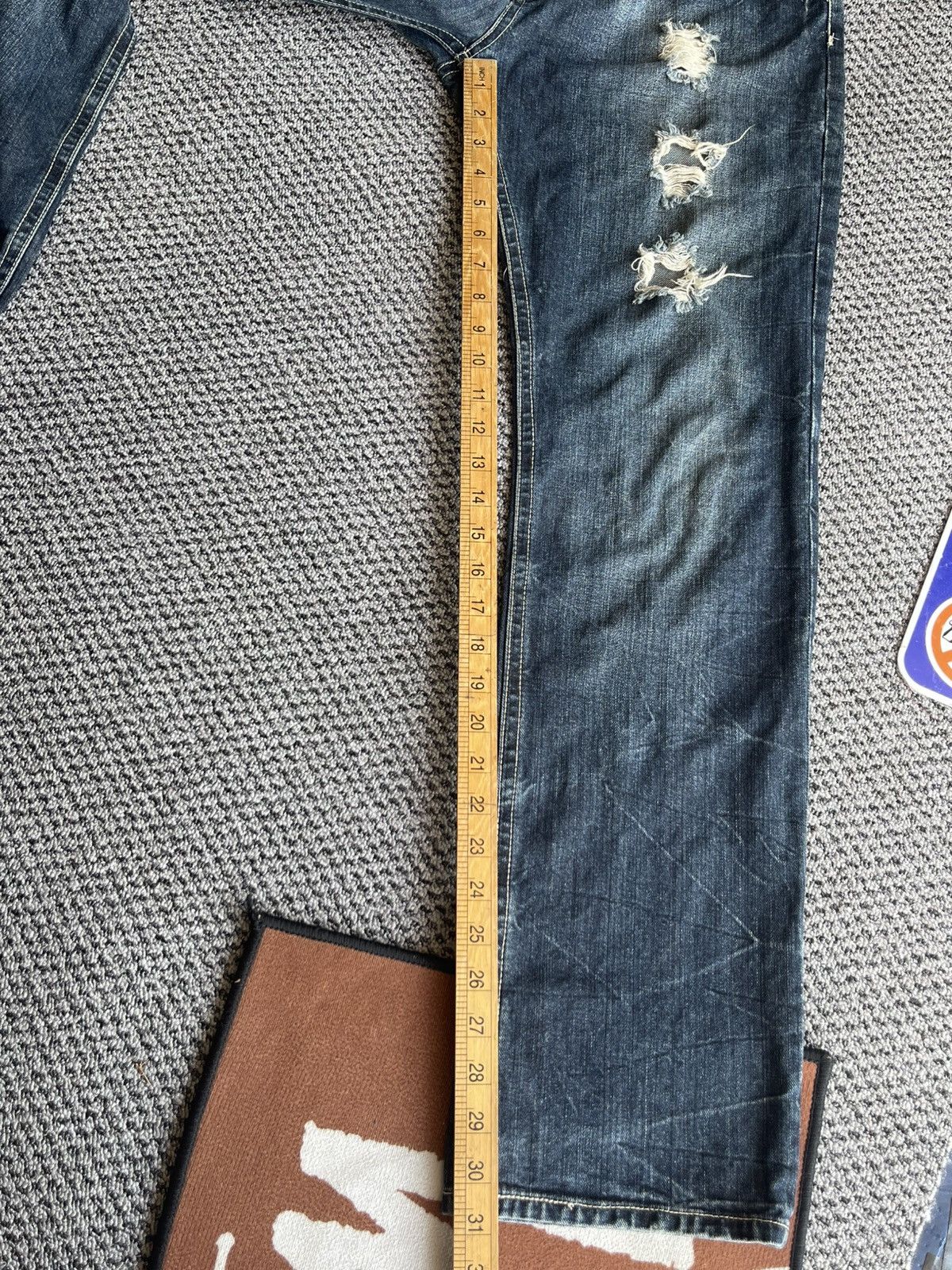 Designer × Japanese Brand Surf Hawaii Y2K Jeans Embroidery Floral Pocket Size US 34 / EU 50 - 21 Thumbnail