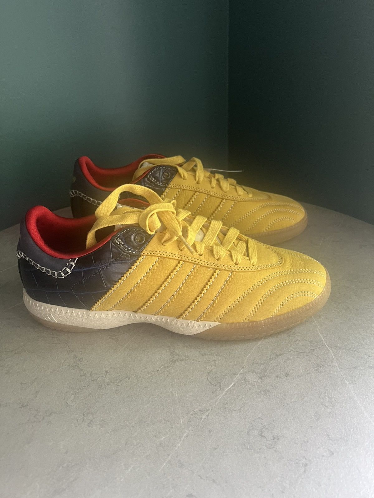 Adidas × Wales Bonner ADIDAS WALES BONNER X SAMBA MILLENNIUM 'FADE GOLD Size US 8.5 / EU 41-42 - 5 Thumbnail