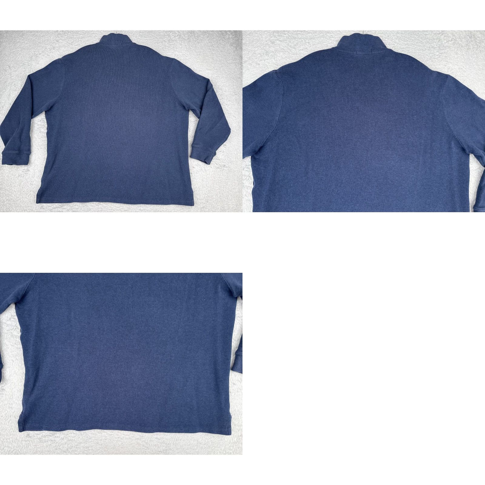 Ralph Lauren Polo Ralph Lauren Sweater Adult 2XL XXL Blue 1/4 Zip Mock Neck Long Sleeve Mens Size US XXL / EU 58 / 5 - 9 Thumbnail