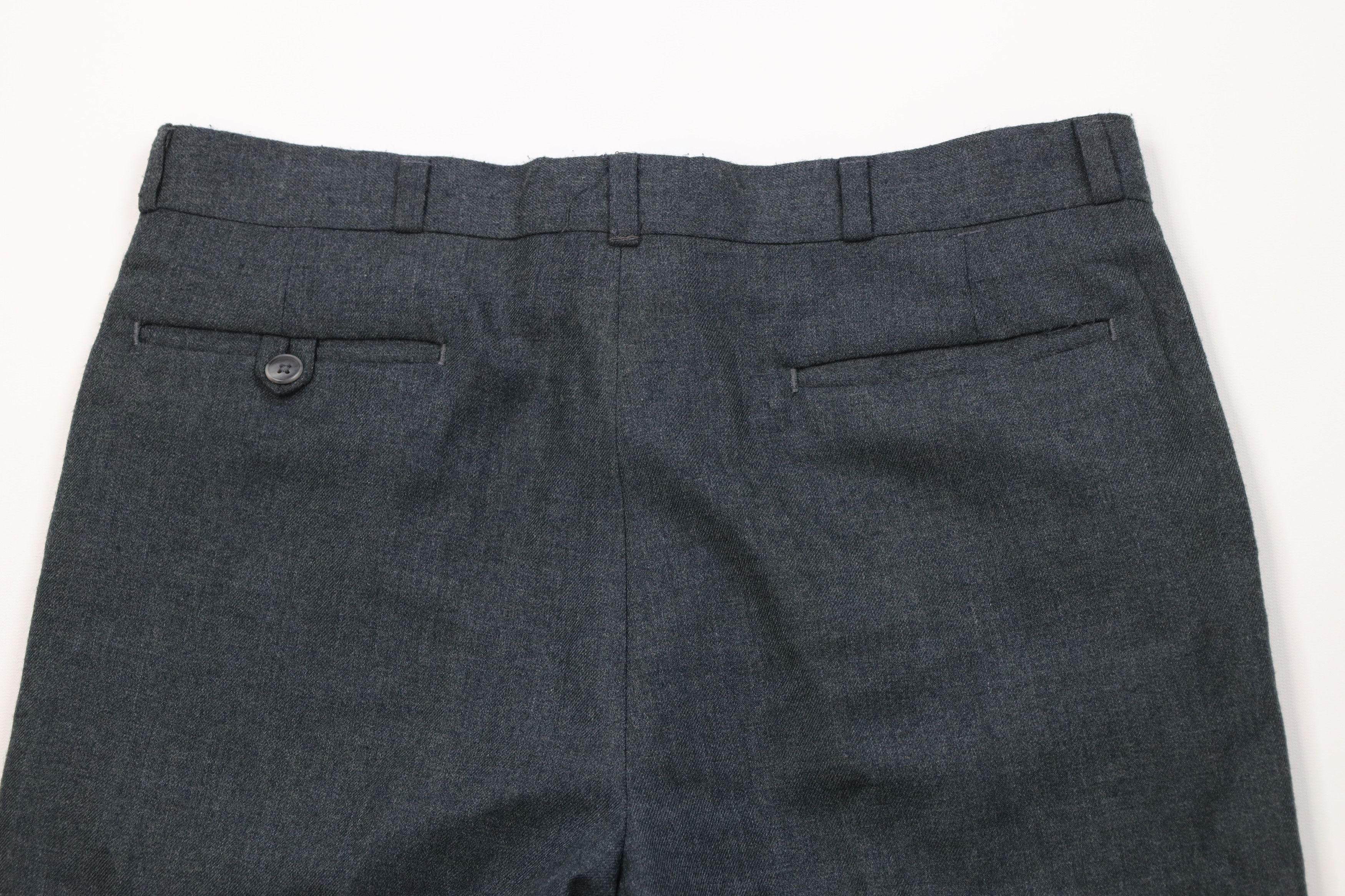 Vintage Vintage 70s Streetwear Heavy Wool Knit Chino Pants Gray USA Size US 34 / EU 50 - 10 Thumbnail