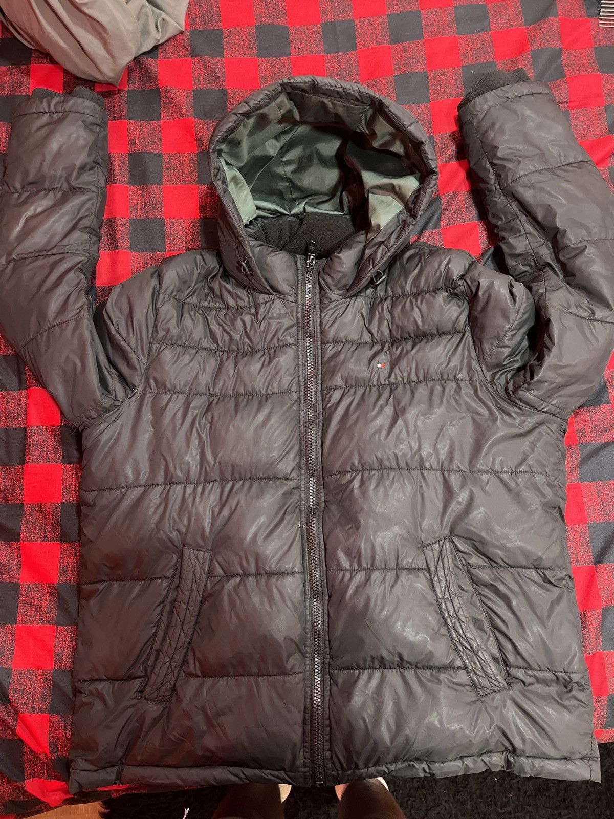 Tommy Hilfiger × Vintage Tommy Hilfiger quilted puffer jacket Black size Large Size US XL / EU 56 / 4 - 1 Thumbnail