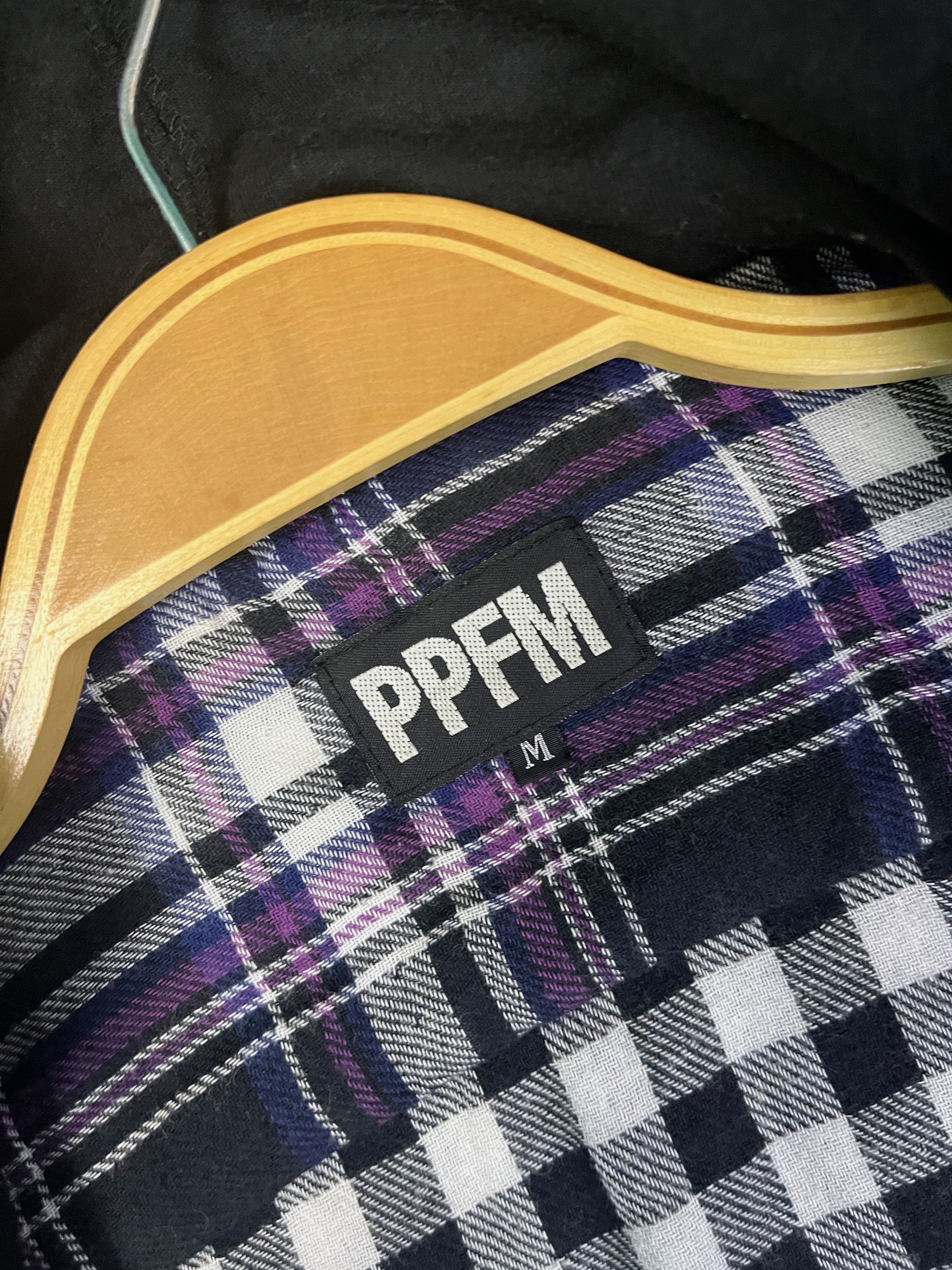Japanese Brand PPFM Checkered Shirt Button Up Hoodie Size M / US 6-8 / IT 42-44 - 9 Thumbnail
