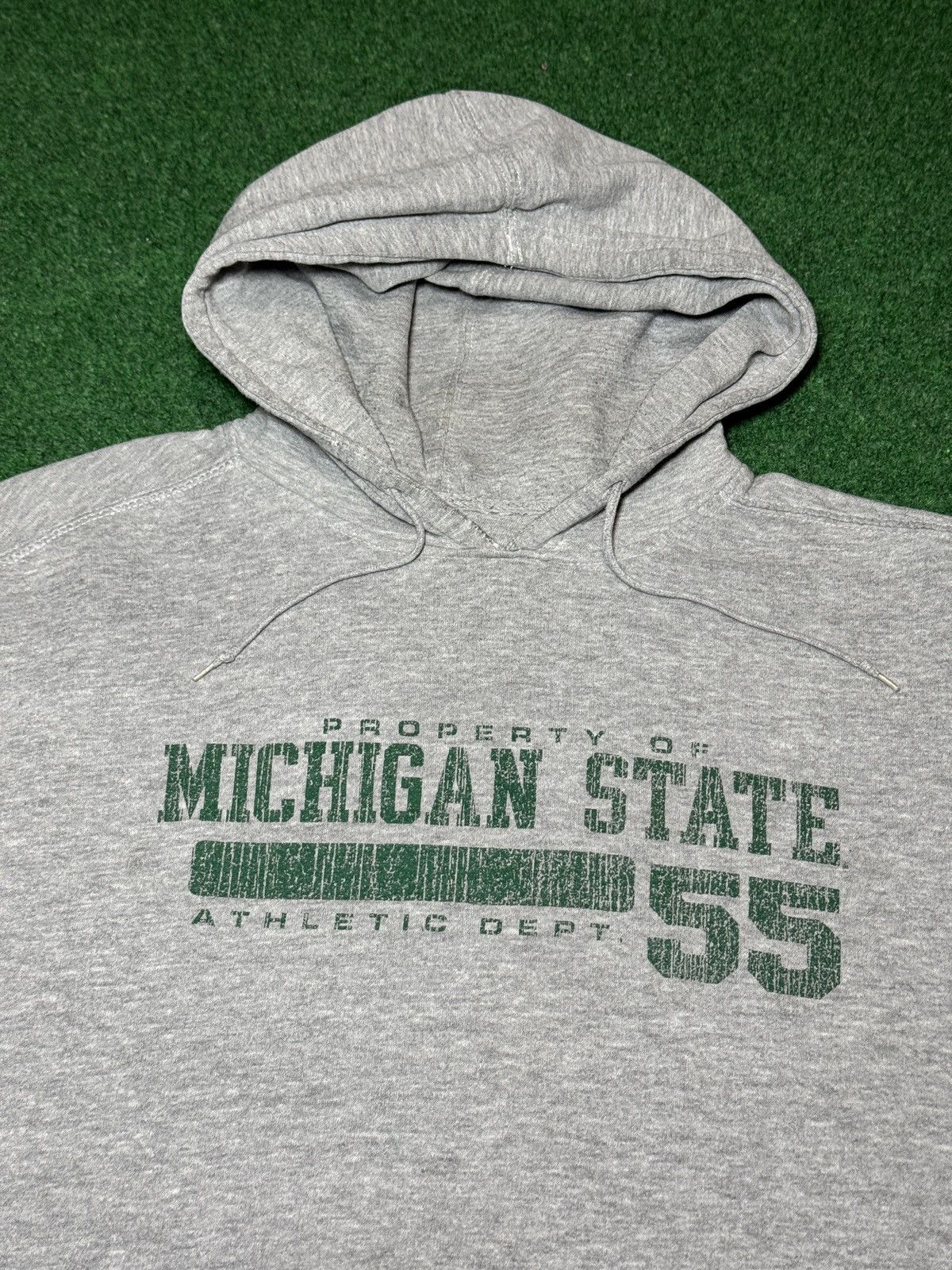 Starter Michigan State Starter Hoodie Lrg 22x28 College Sweatshirt Size US L / EU 52-54 / 3 - 2 Thumbnail