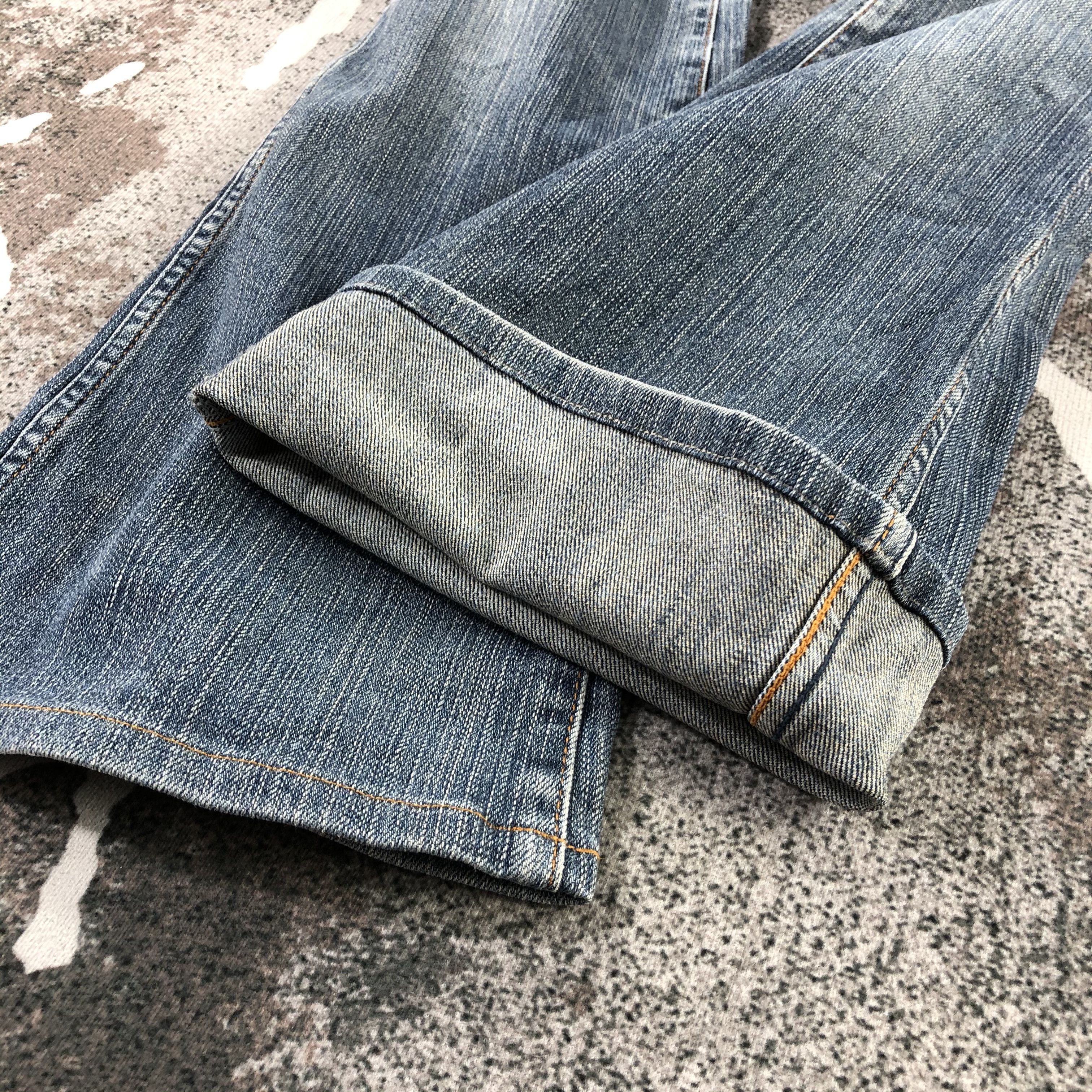 Japanese Brand Sweet Camel Jeans Medium Wash Flare Denim KJ1351 Size 29" - 6 Thumbnail