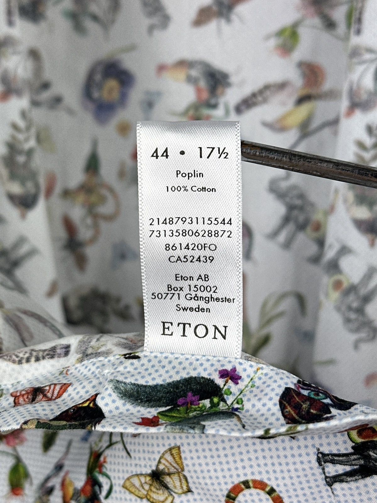 Eton Eton Contemporary Metamorphosis All Over Print Shirt L/S Size US XL / EU 56 / 4 - 8 Thumbnail