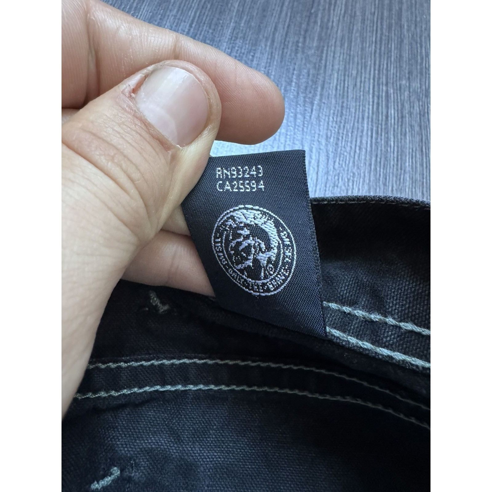 Diesel × Vintage Y2K Vintage Diesel Baggy Black Work Denim Pants Size US 28 / EU 44 - 6 Thumbnail