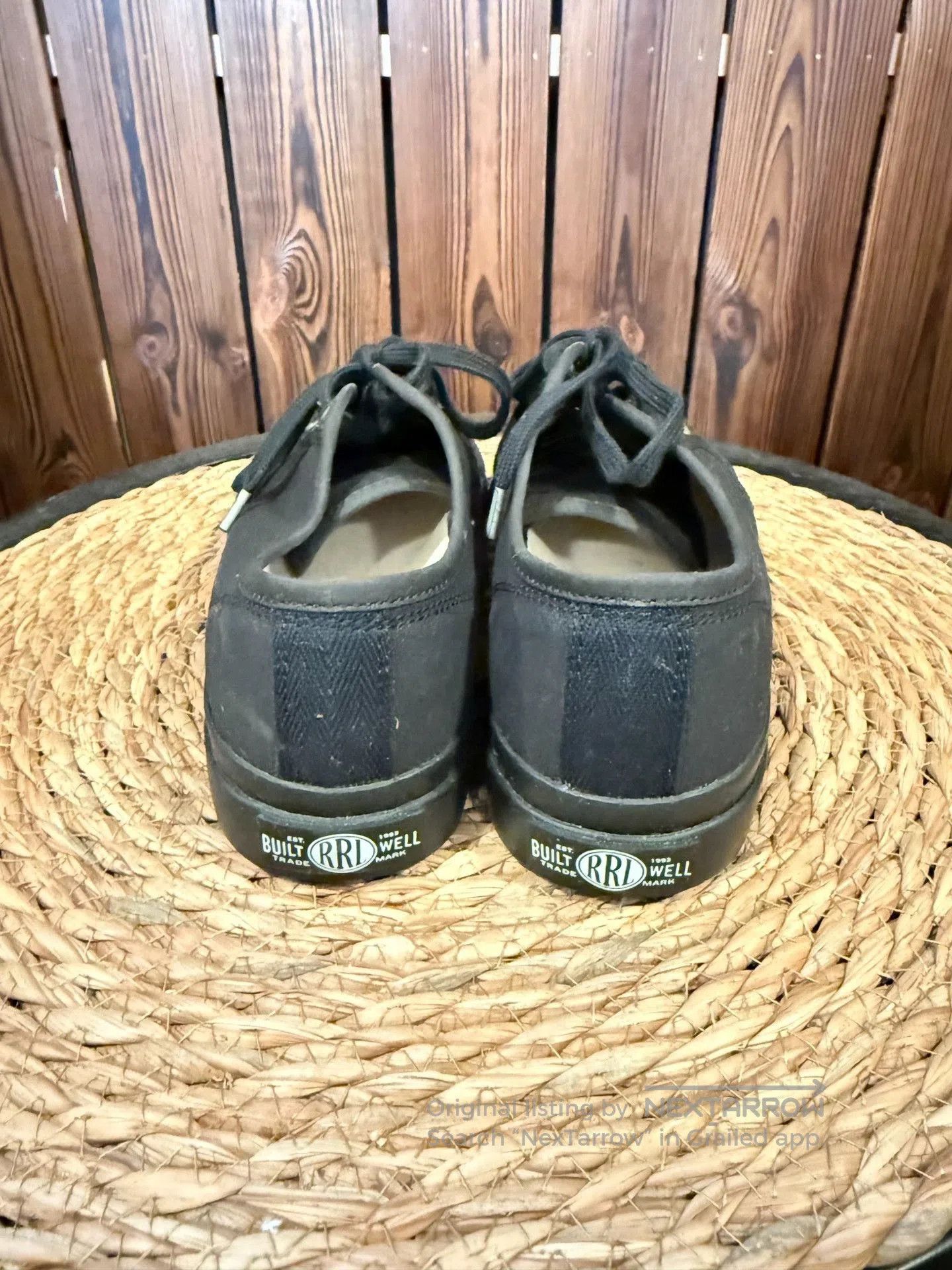 RRL Ralph Lauren RRL Black Sailer Sneaker. Size US 8 / EU 41 - 3 Thumbnail