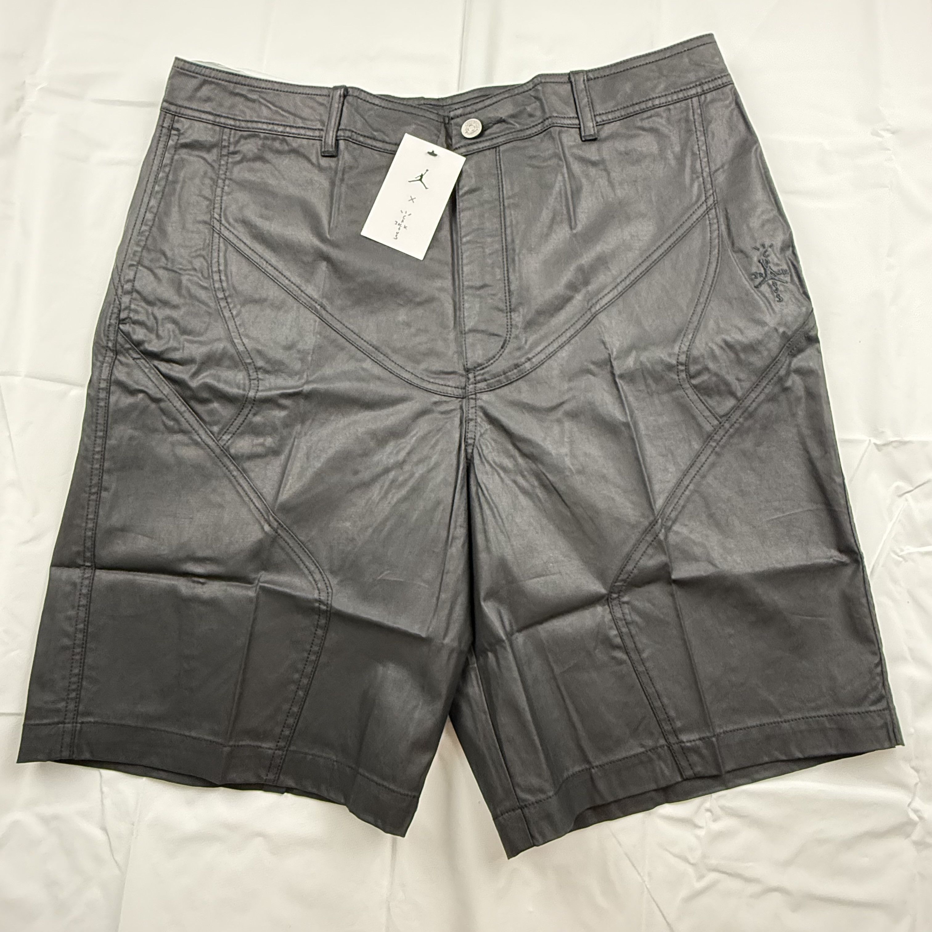 Jordan Brand Jordan Travis Scott Cactus Jack Men Black Canvas Shorts NEW Size US 36 / EU 52 - 1 Thumbnail