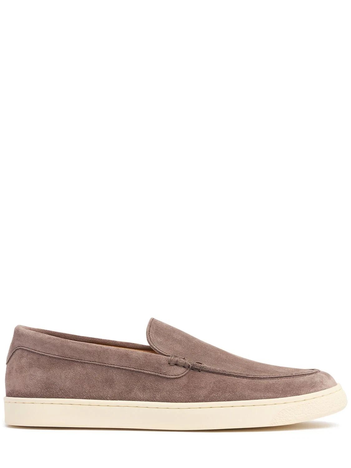 Brunello Cucinelli BRUNELLO CUCINELLI Bisonte Gray Loafers New Size US 5 / EU 37 - 1 Thumbnail