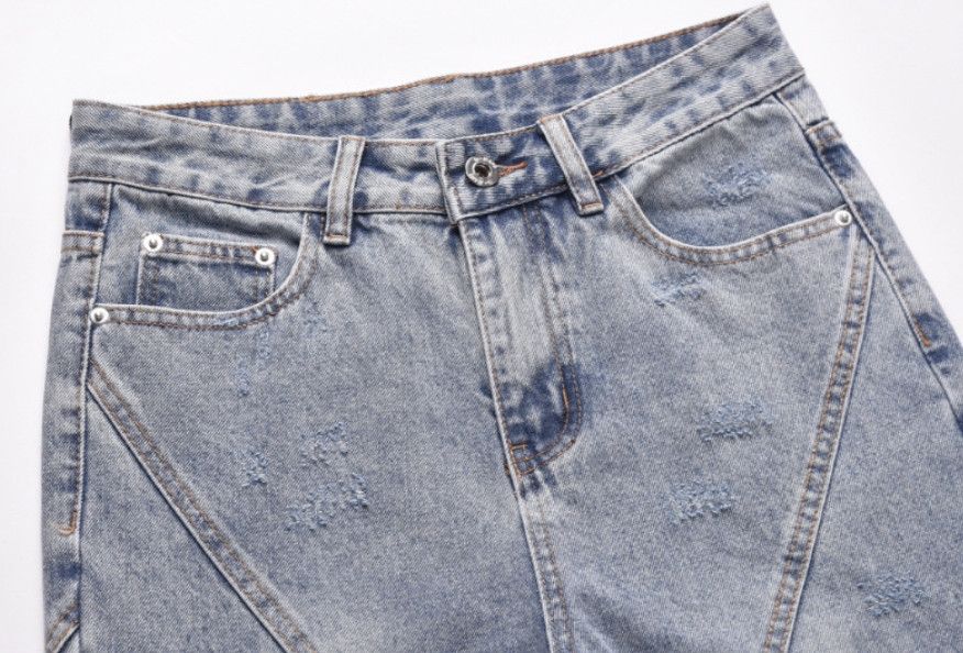 Japanese Brand × Jean Heavyweight street wash micro flare jeans Size US 34 / EU 50 - 7 Thumbnail