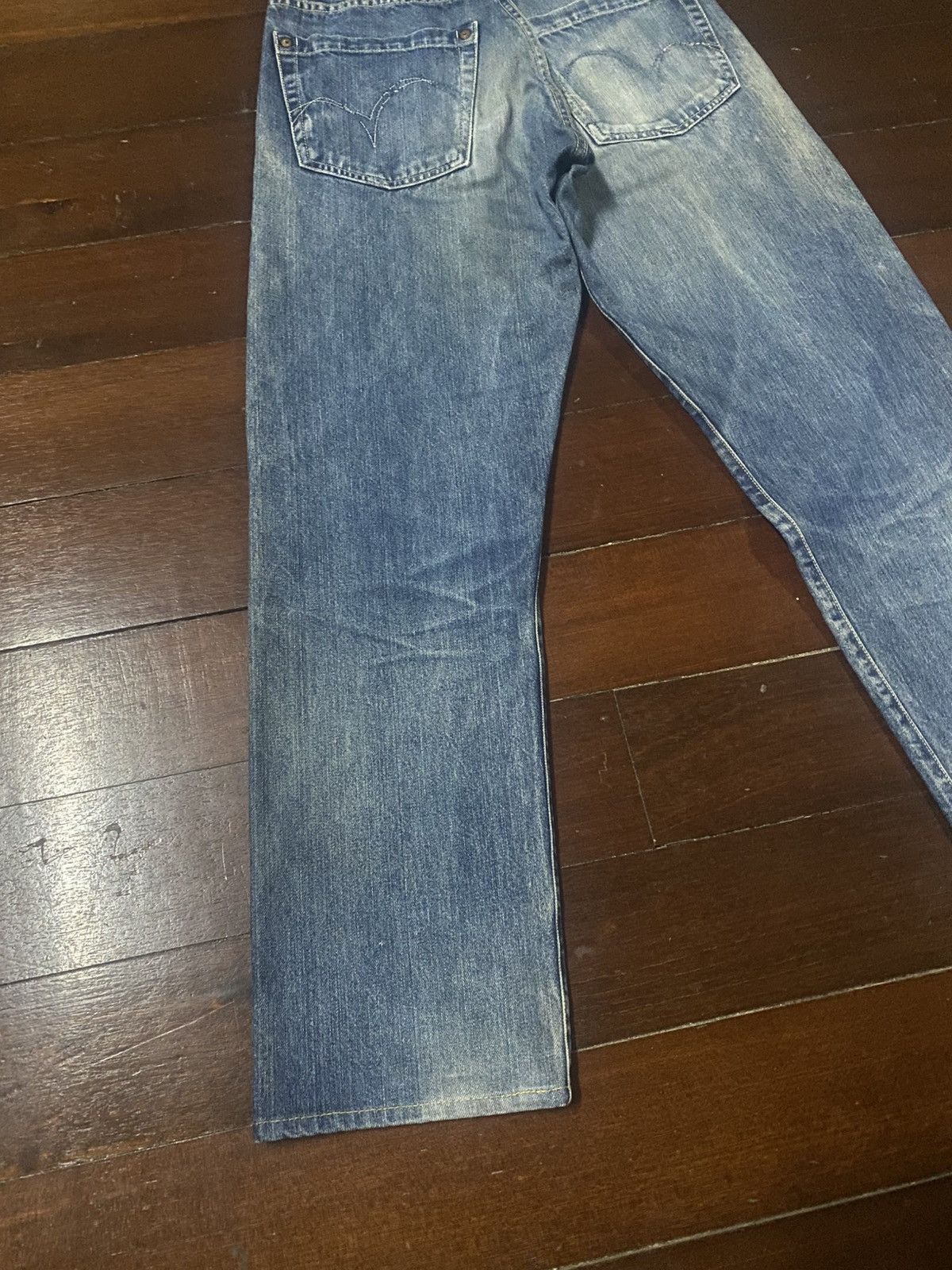 Kapital Vintage Studio D'artisan Selvedge Denim buckle back mud wash Size US 30 / EU 46 - 16 Thumbnail