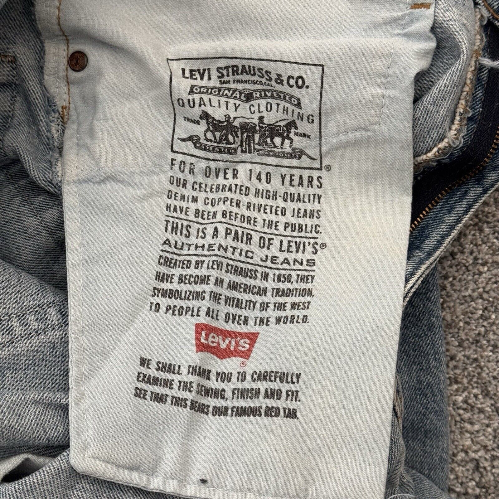 Levi's Levis 90s Y2K Relaxed 550 Jeans Mens 38X30 Baggy Streetwear Size US 38 / EU 54 - 9 Thumbnail