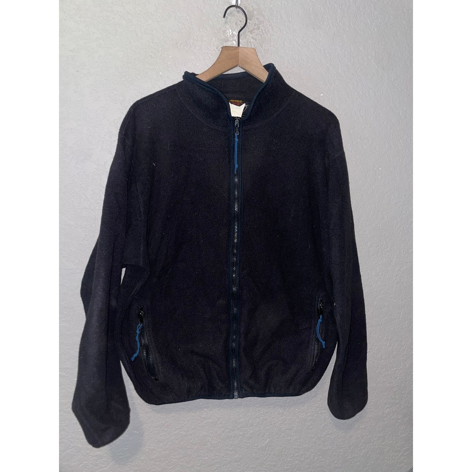 Rei REI Black Full Zip Fleece Jacket Black Blue 2000s L Large Size US L / EU 52-54 / 3 - 1 Thumbnail