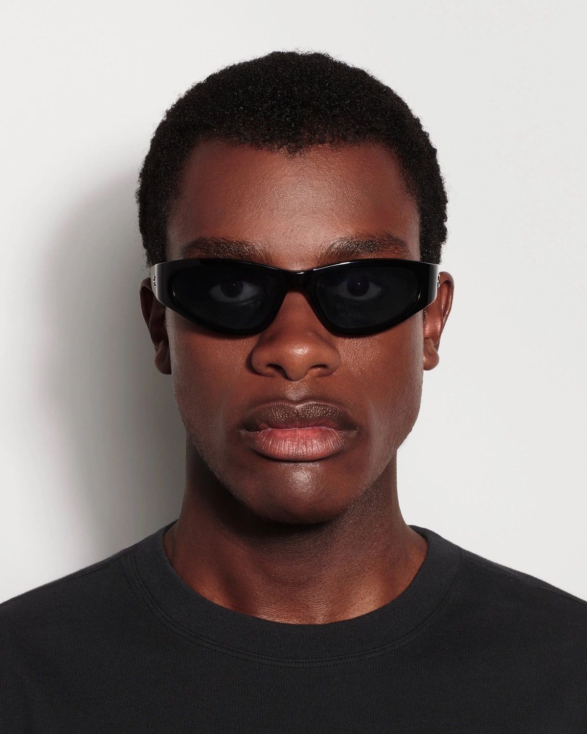 CHIMI CHIMI - Black Slim Sunglasses - Lab 23 Size ONE SIZE - 1 Thumbnail