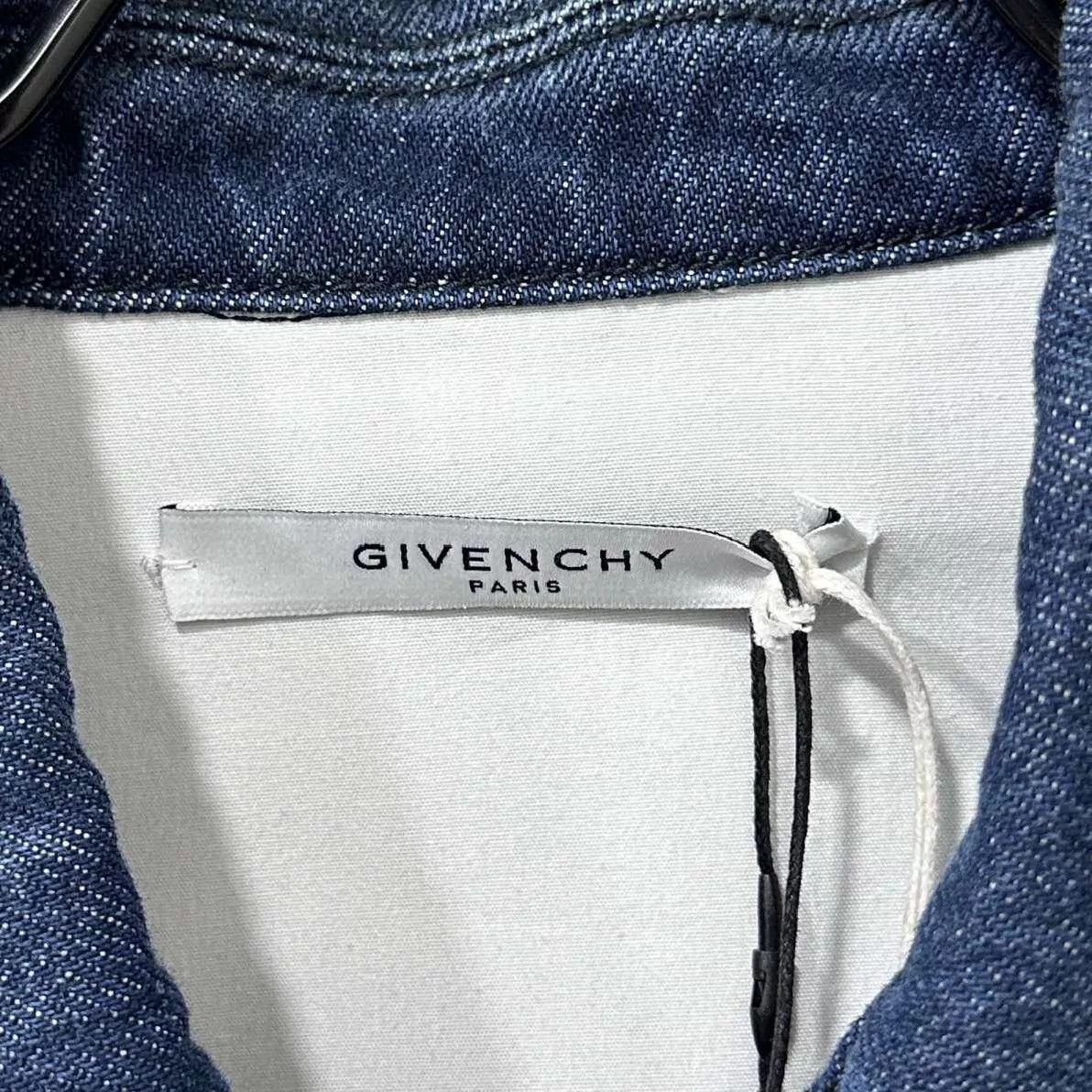 Givenchy GIVENCHY Back Logo Denim Jacket S Size S / US 4 / IT 40 - 5 Thumbnail
