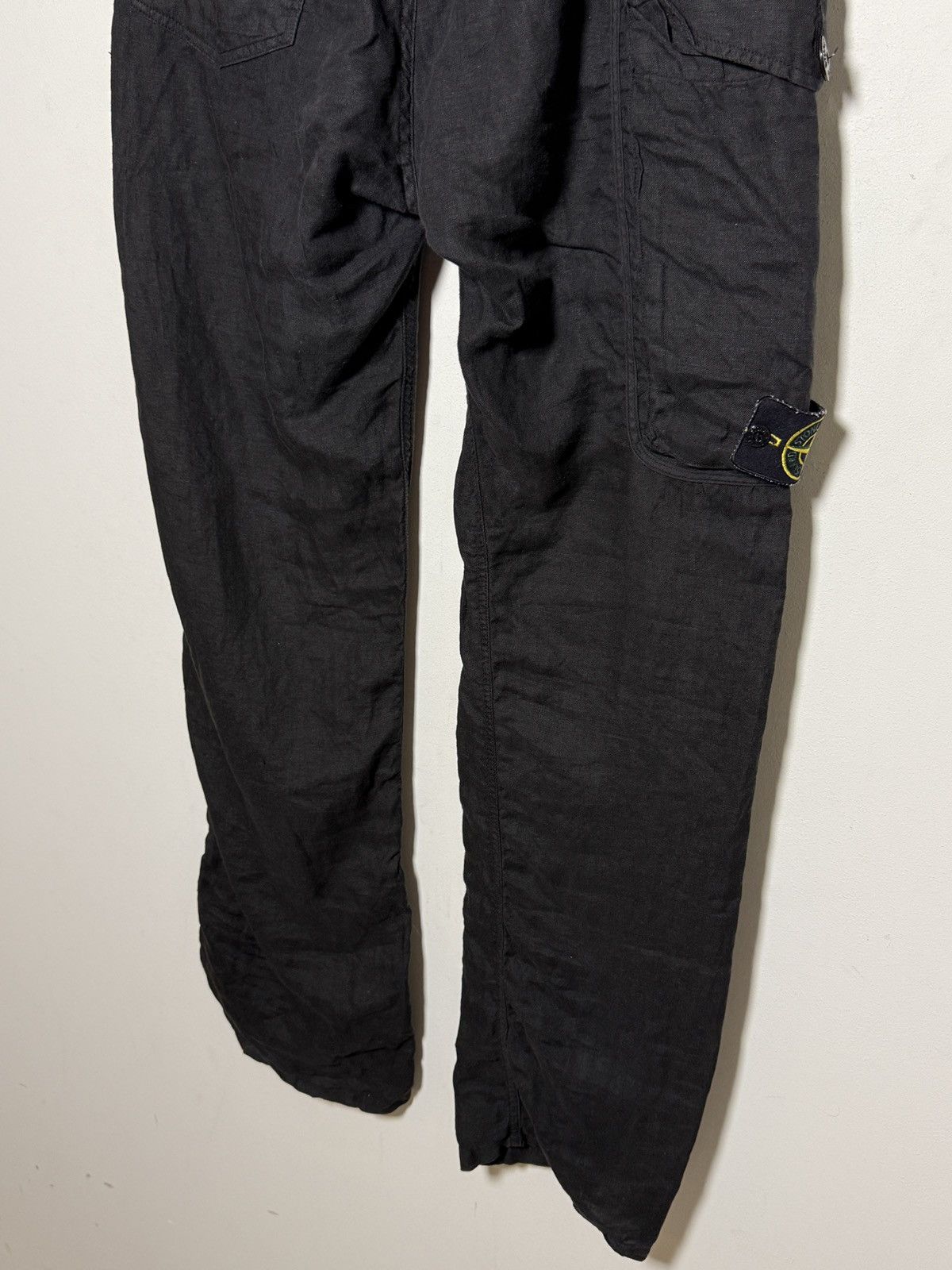 Stone Island stone island y2k linen cargo pants Size US 33 - 7 Thumbnail