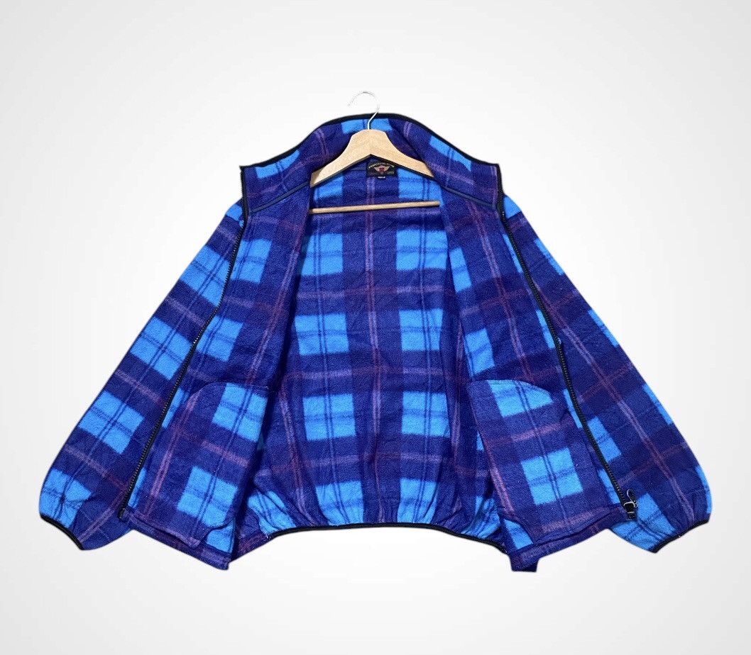Other A10 Rare - Powerful Wing Plaid Zipper Fleece Size US L / EU 52-54 / 3 - 4 Thumbnail
