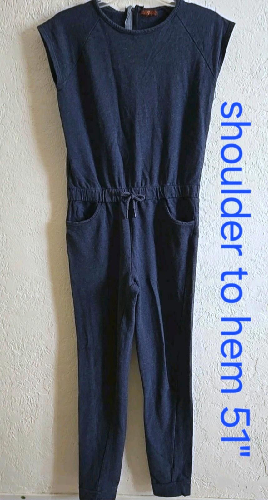 7 For All Mankind 7 For All Mankind Womens Jumpsuit Size S/M Pockets (Tag XL) Size 40" / US 18 - 2 Thumbnail