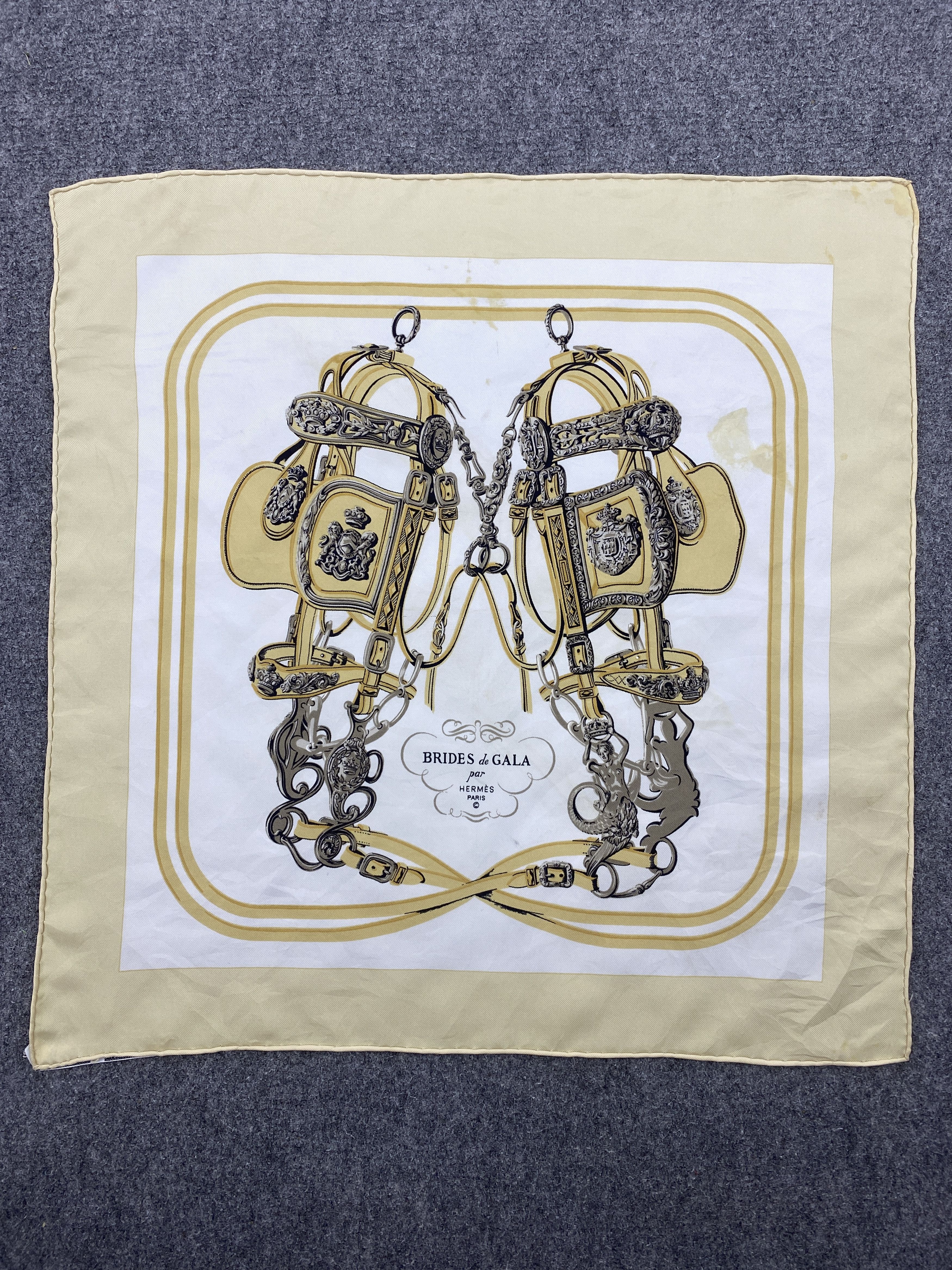 Hermes Hermes Paris Handkerchief / Neckerchief / Bandana HKC0918 Size ONE SIZE - 4 Thumbnail